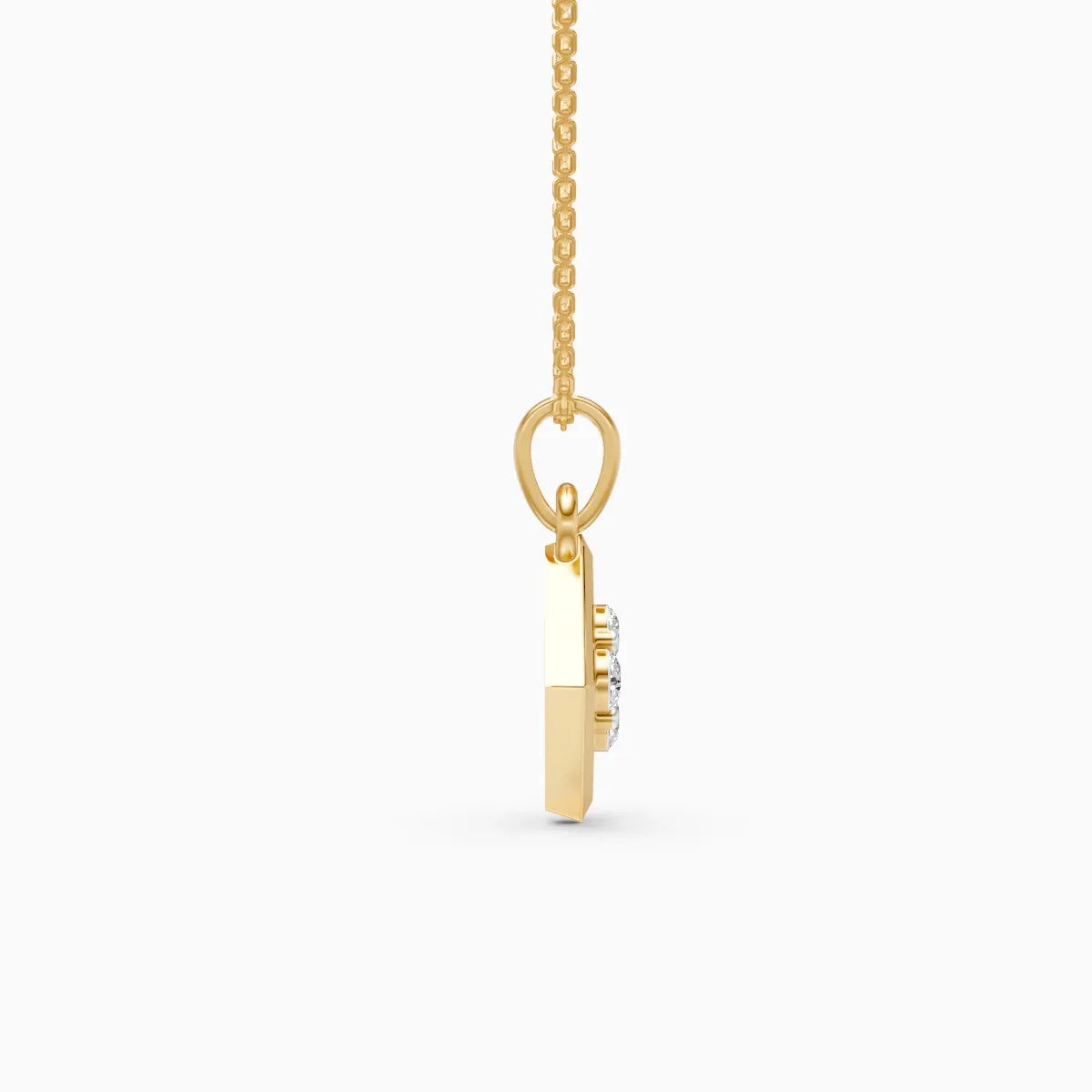 Flora | Ember Glow Lab-Grown Diamond Pendant - Nivara