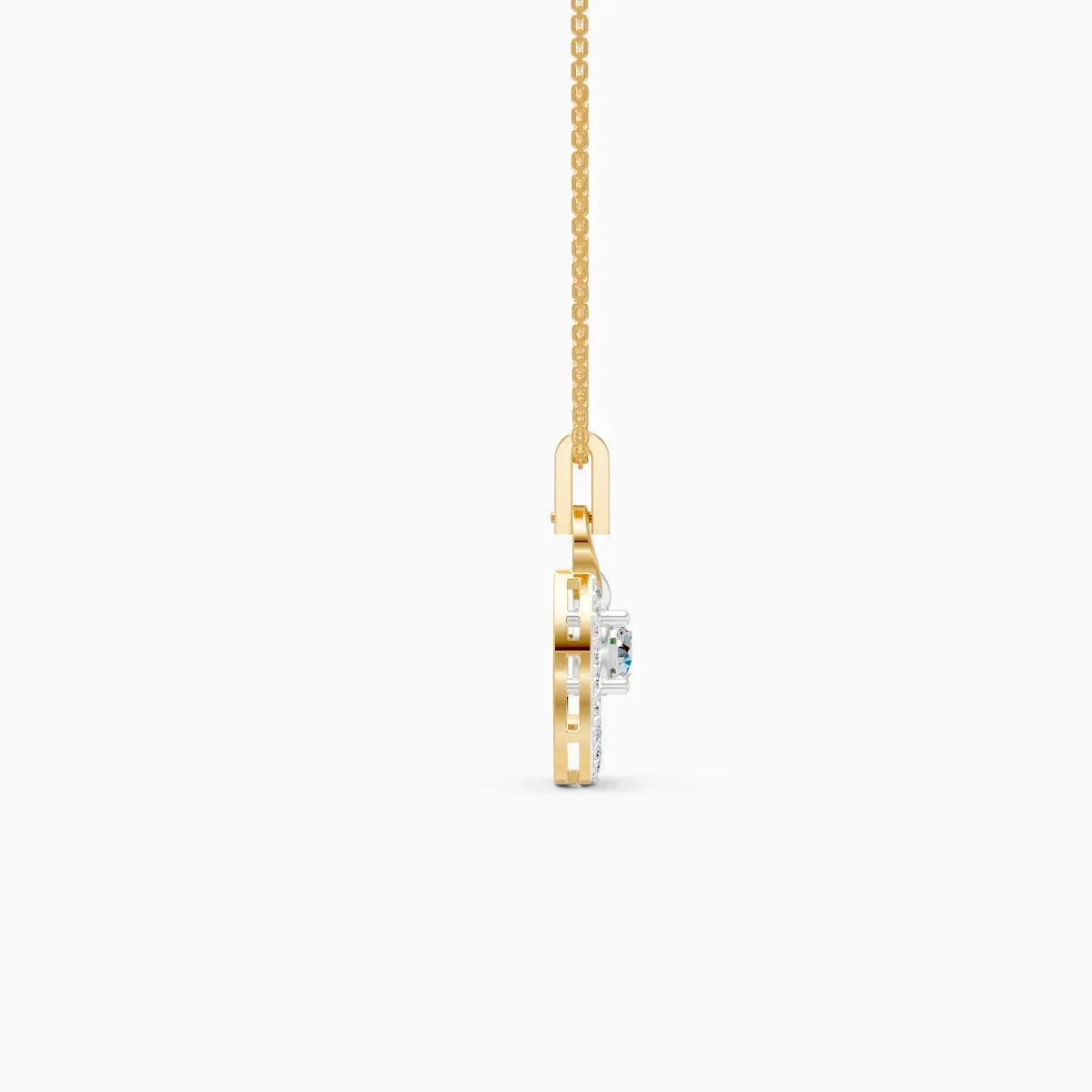Mira | Ring of Light Lab-Grown Diamond Pendant - Nivara