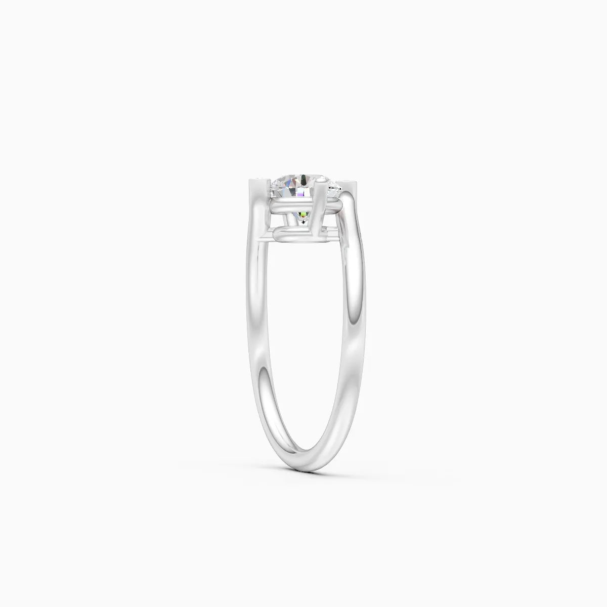 ��Mode | Round Lab Grown Diamond Minimal  Ring�� Rings VD_AYN��- Lab Grown Diamonds Jewellery