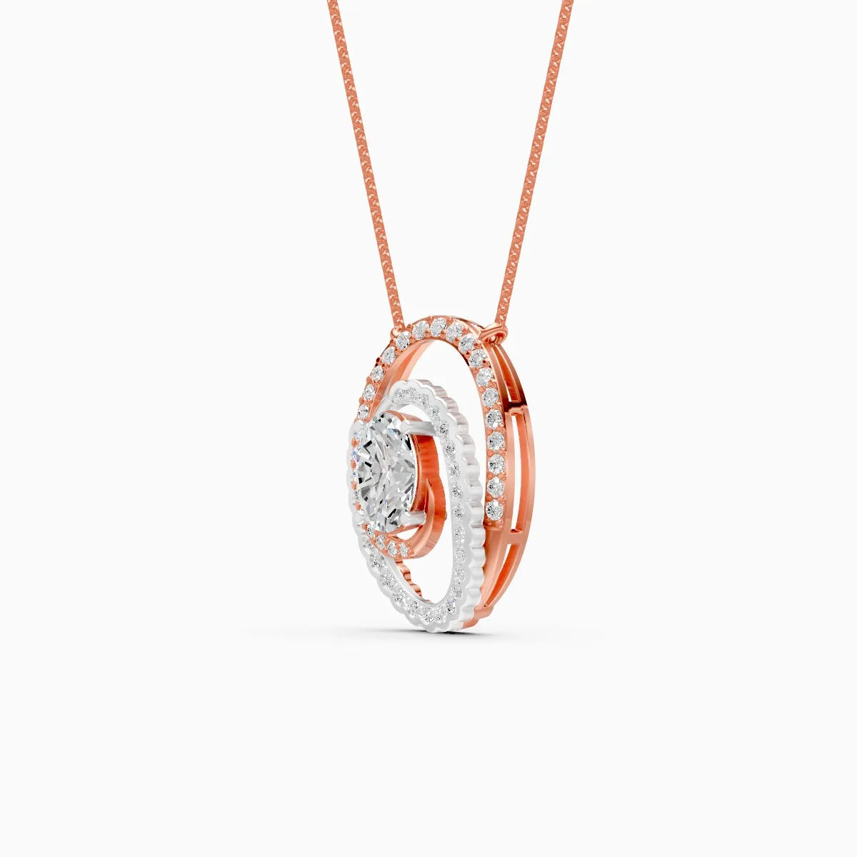 Aroha | Halo Vow Lab-Grown Diamond Pendant - Nivara