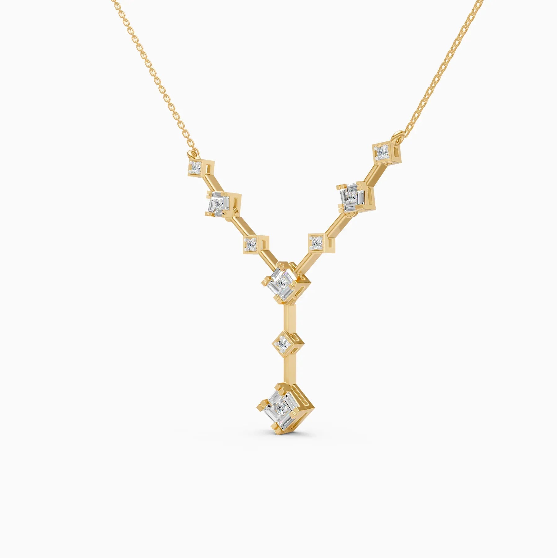 Rupak | Toi et Moi Lab-Grown Diamond Necklace - Nivara
