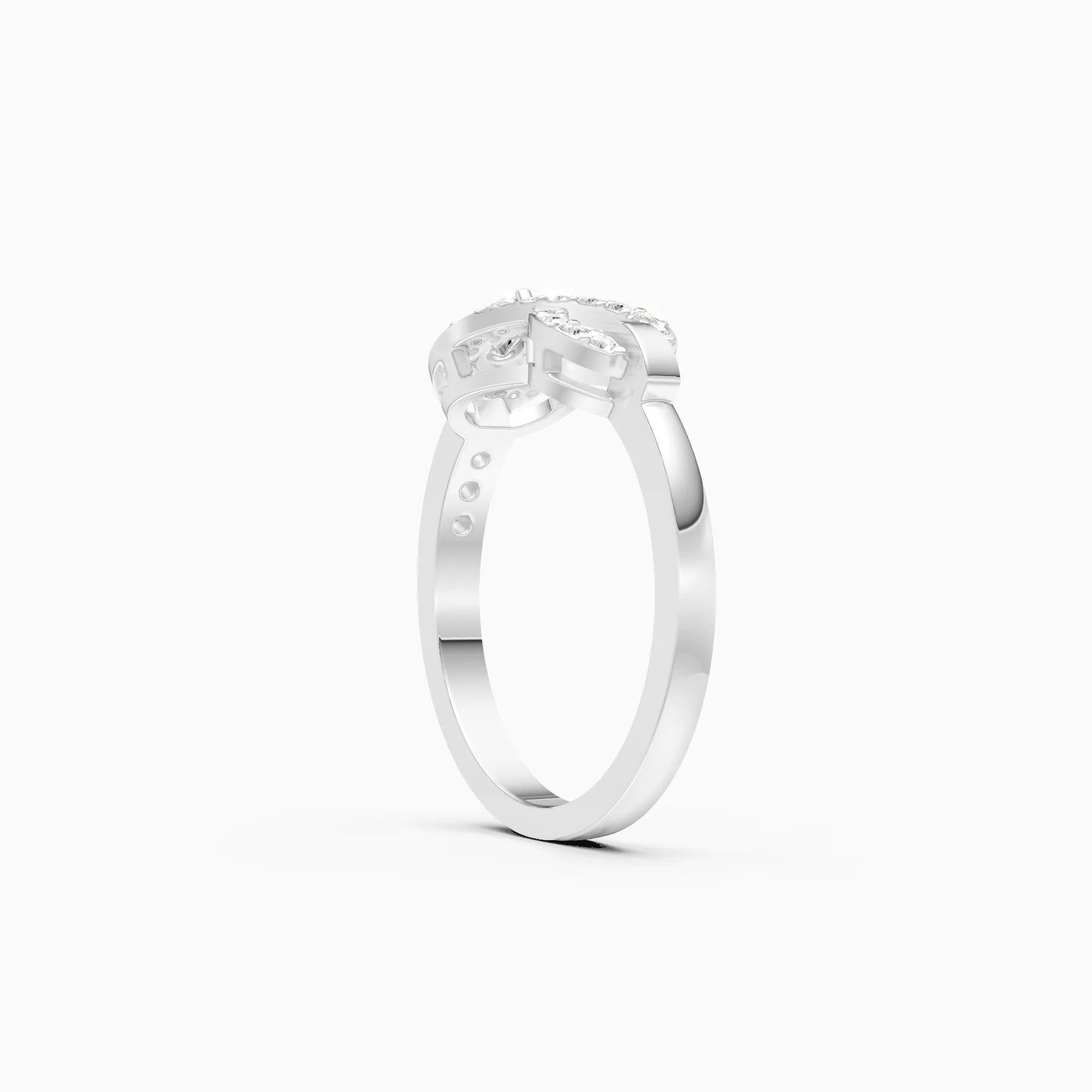 ��Foreva | Infinity Round Lab Grown Diamond Ring�� Rings VD_AYN��- Lab Grown Diamonds Jewellery