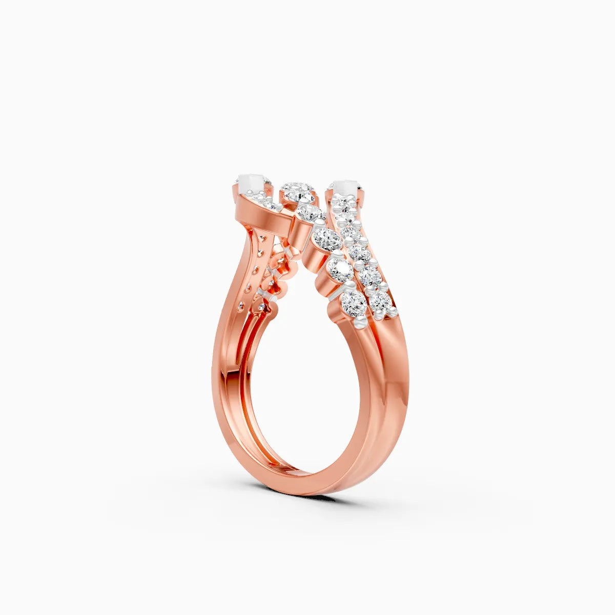 ��Mode | Round & Marquise Lab Grown Diamond Ring�� Rings VD_AYN��- Lab Grown Diamonds Jewellery
