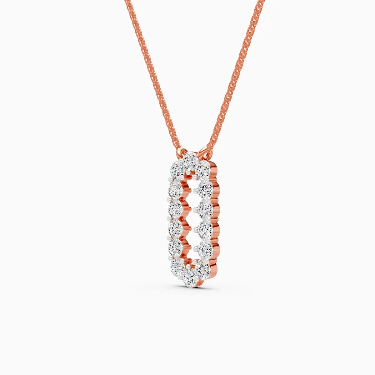 Mira | Halo Solitaire Lab-Grown Diamond Pendant - Nivara