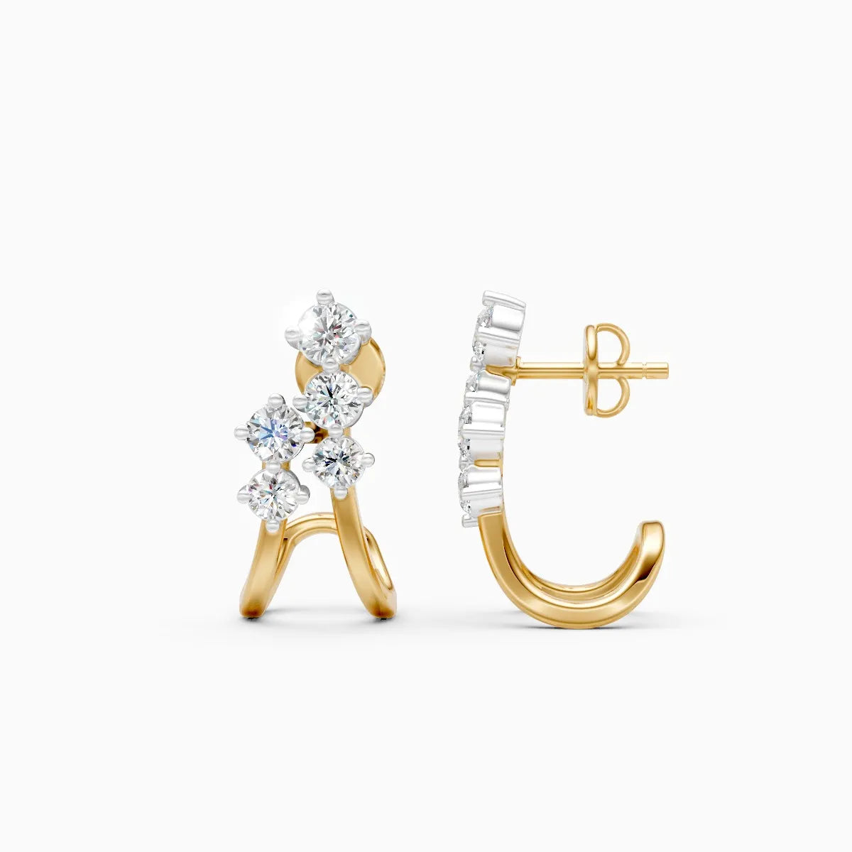 Mode | Foldline Lab-Grown Diamond Earrings