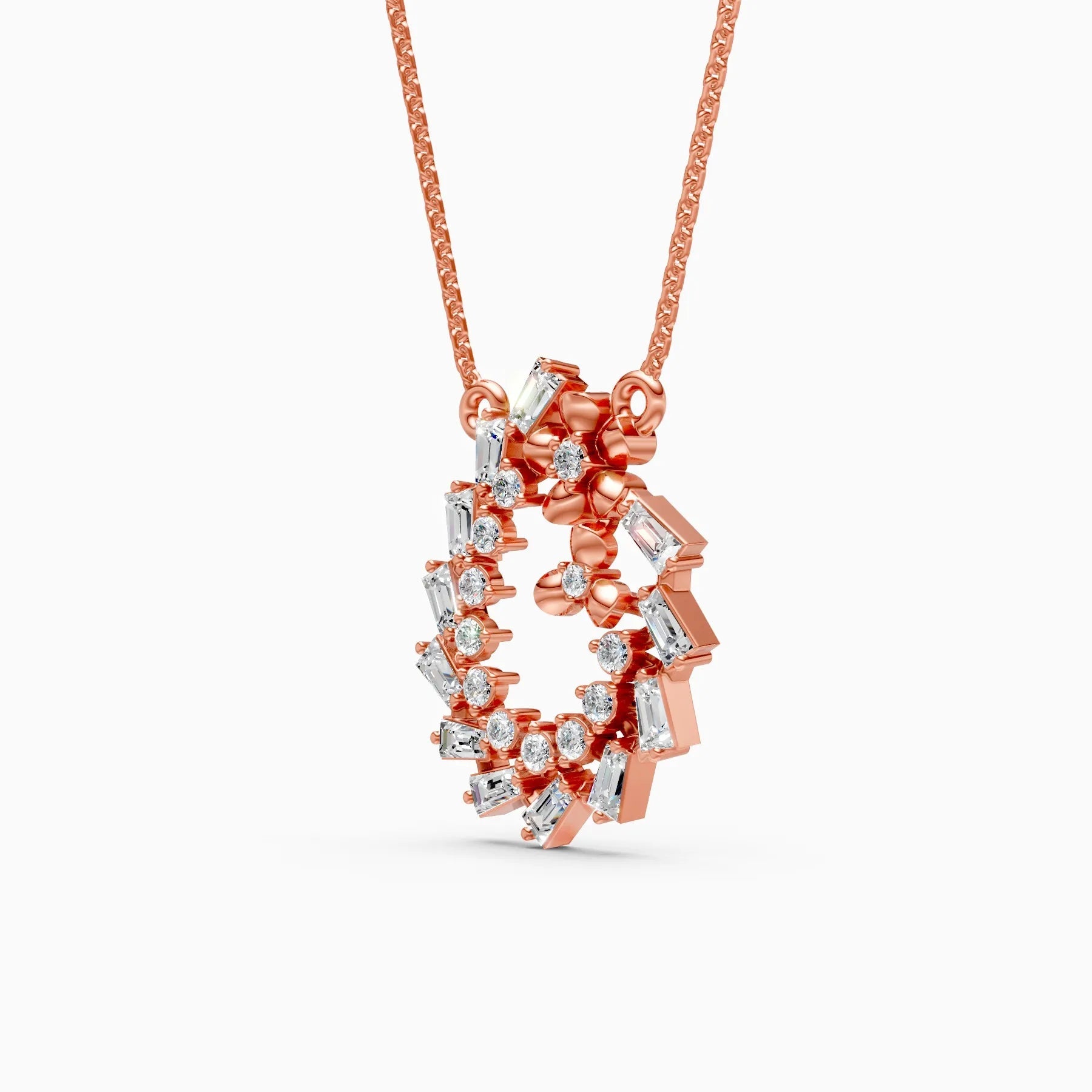 Aarya | Helix Lab-Grown Diamond Pendant - Nivara