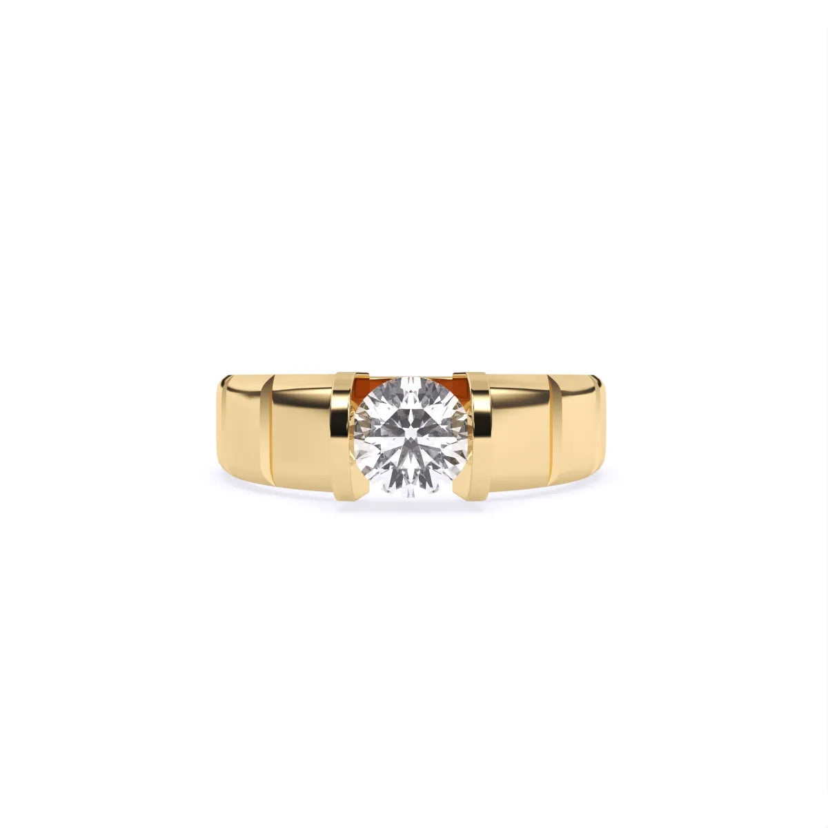 Veer | Cipher Men's Single-Stone Minimalist Ring