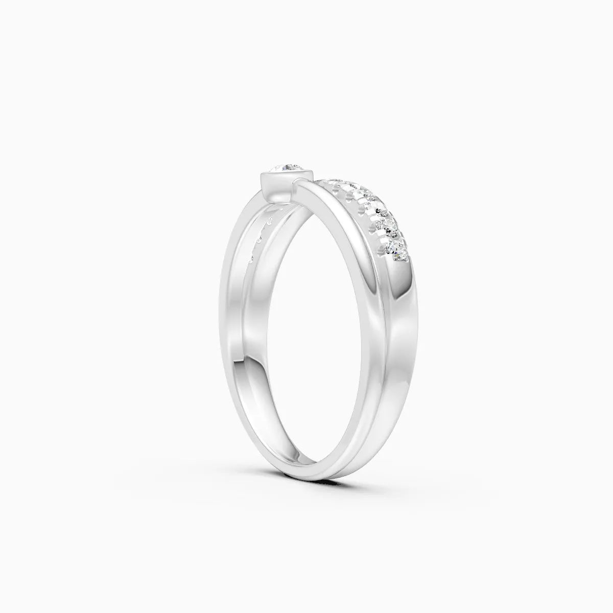 ��Mode | Parallel Split Shank Round Lab Grown Diamond Ring�� Rings VD_AYN��- Lab Grown Diamonds Jewellery