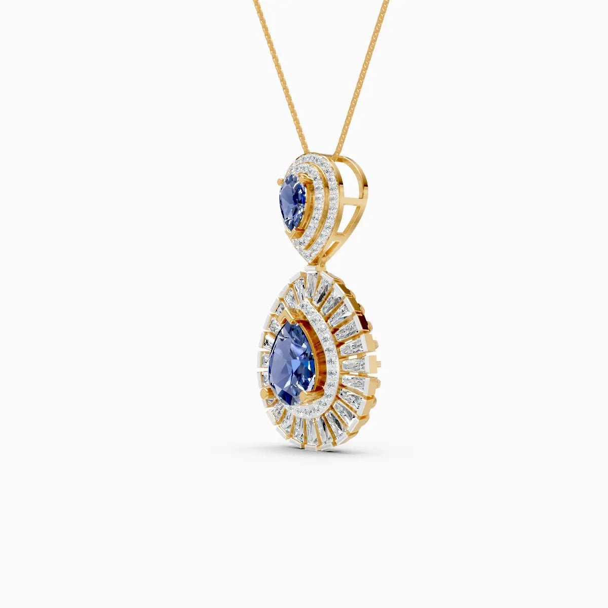 Mira | Droplet Lab-Grown Diamond Pendant - Nivara