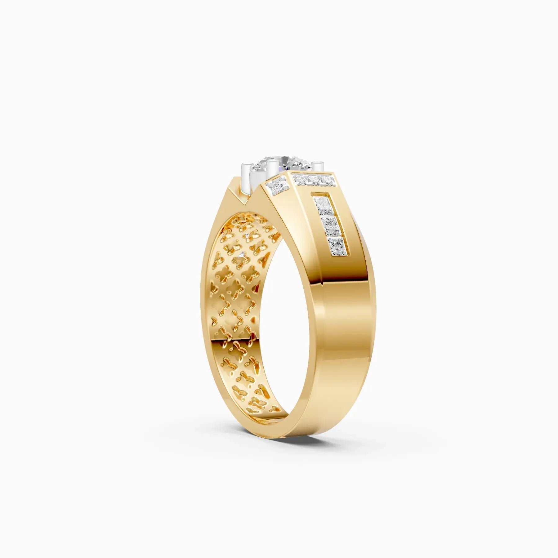Mode | Vertex Men's Classic Solitaire Ring