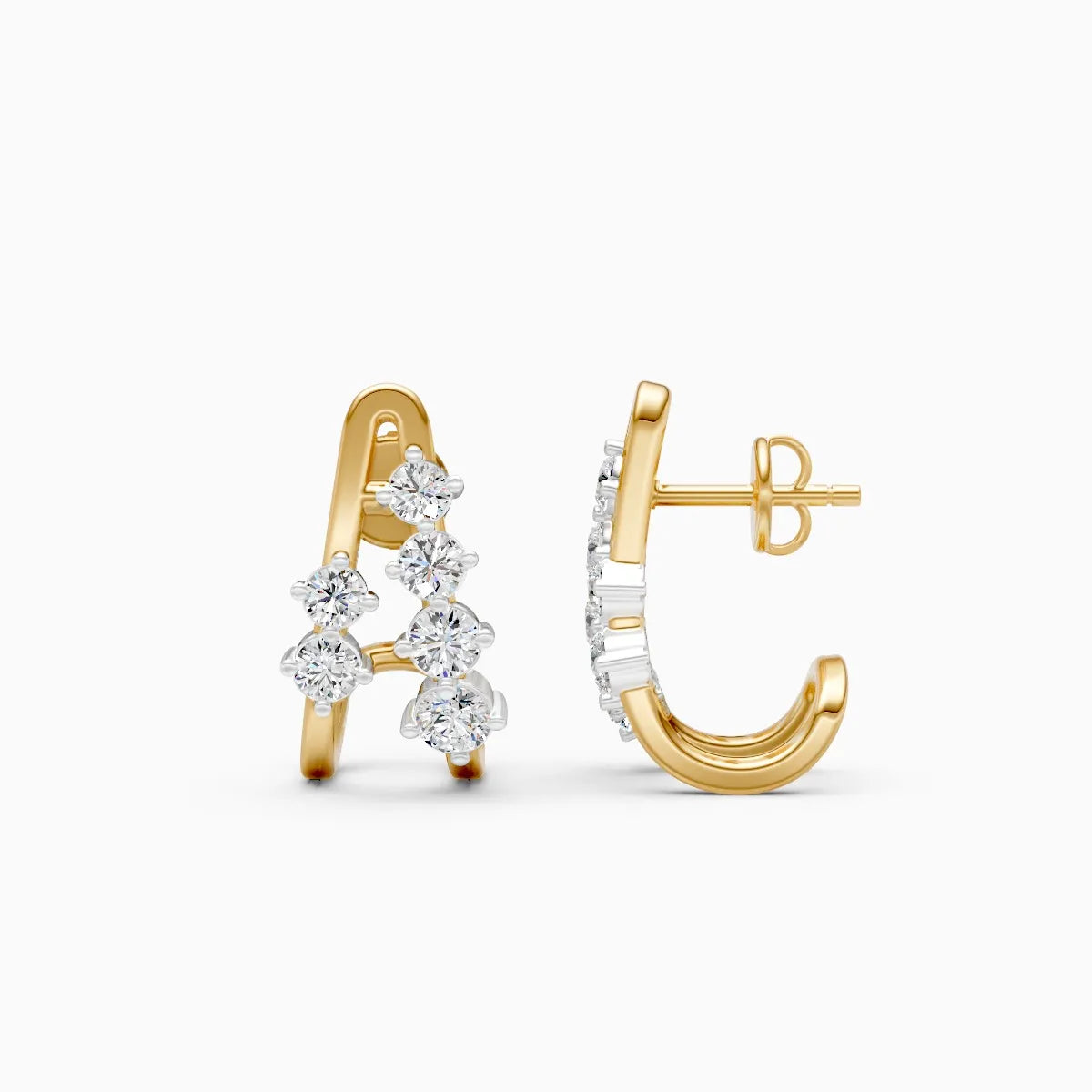Mode | Pleat Lab-Grown Diamond Earrings