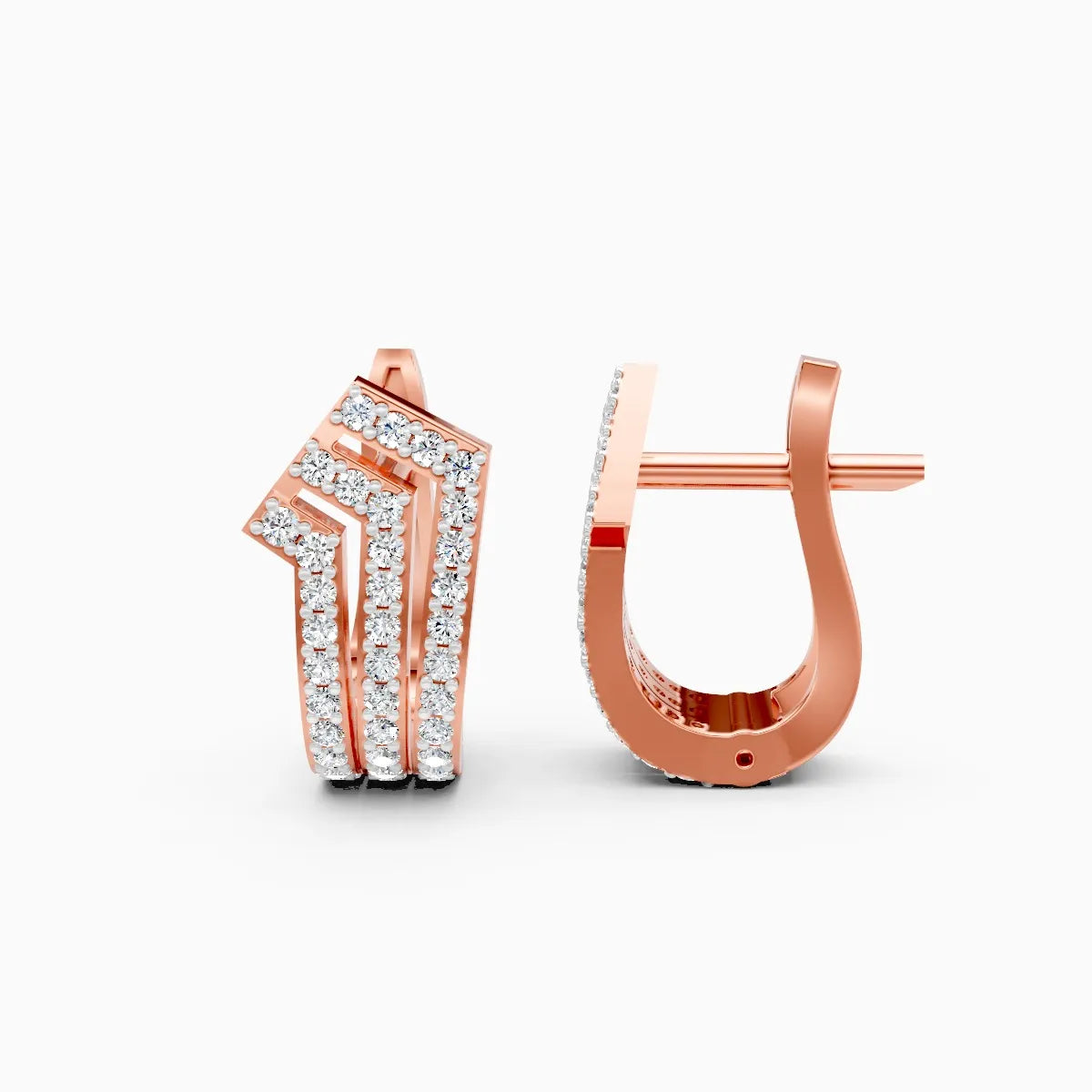 Mode | Hex Note Lab-Grown Diamond Earrings