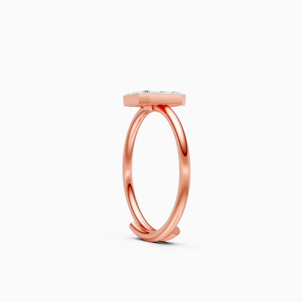 ��Celestia | Round Lab Grown Diamond Square Ring�� Rings VD_AYN��- Lab Grown Diamonds Jewellery