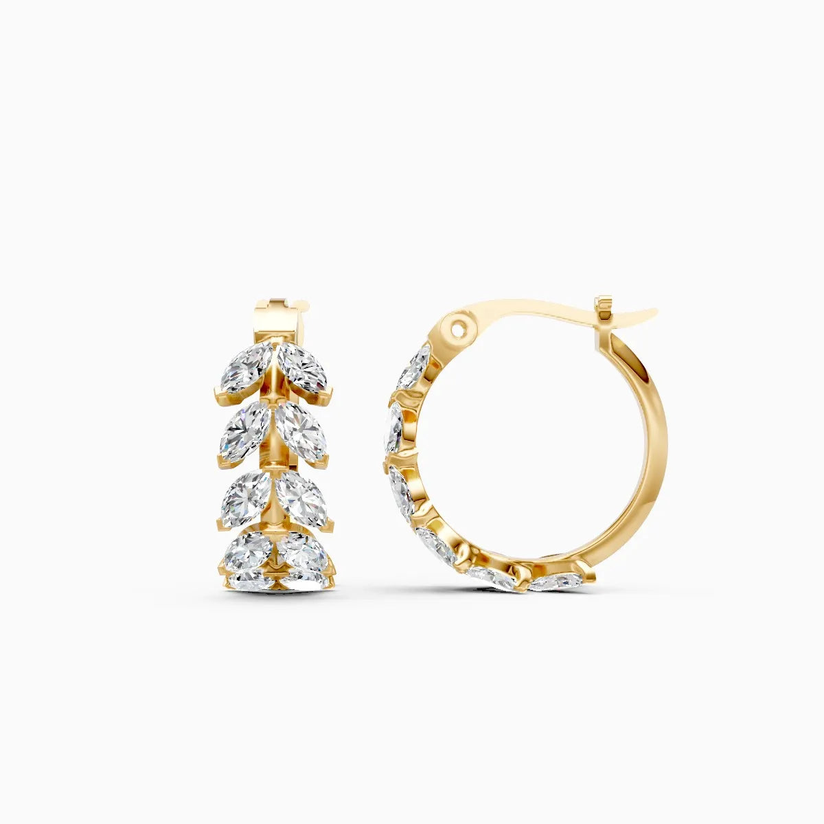 Amaya | Goldenhour Lab-Grown Diamond Hoops