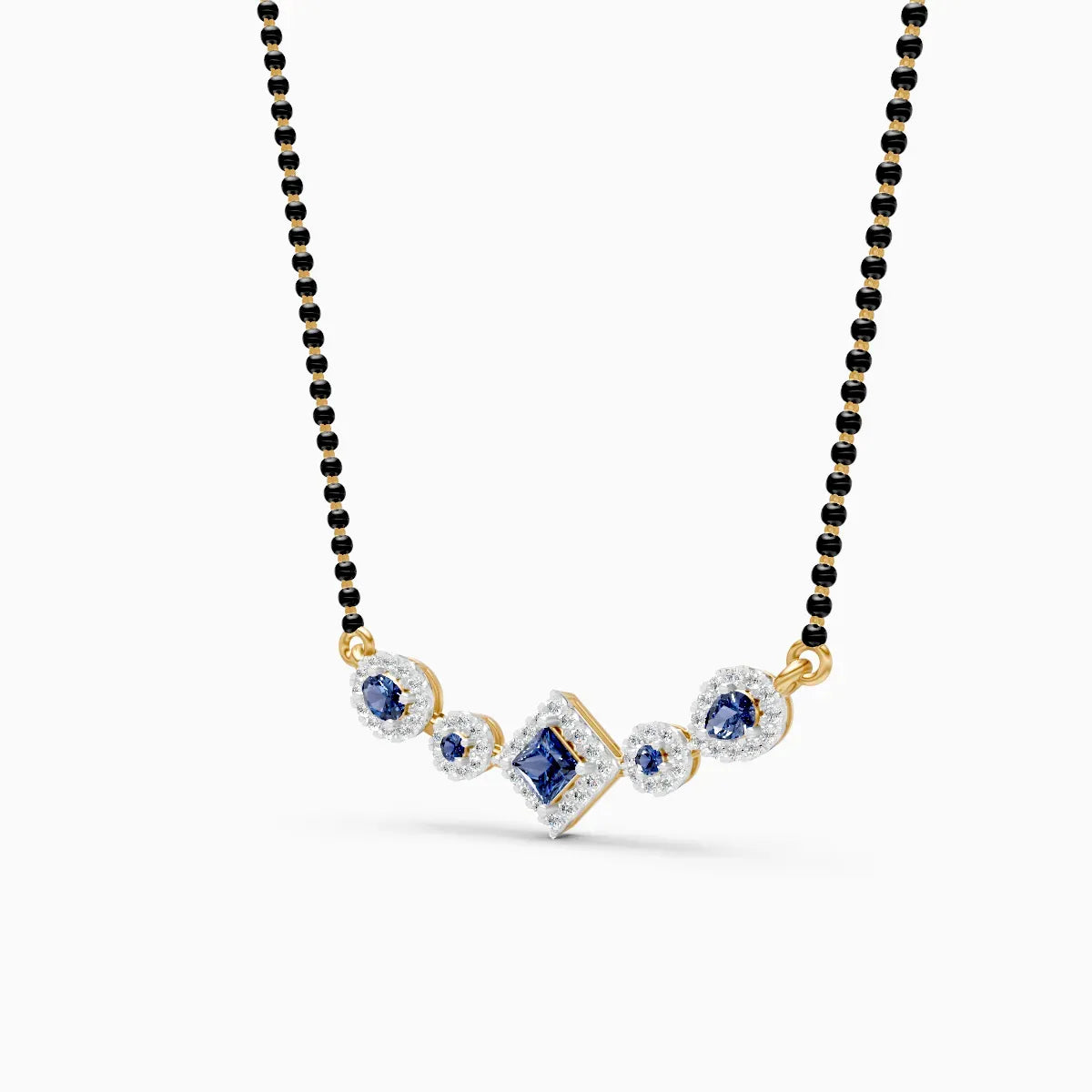 Mira | Halo Light Lab-Grown Diamond Mangalsutra