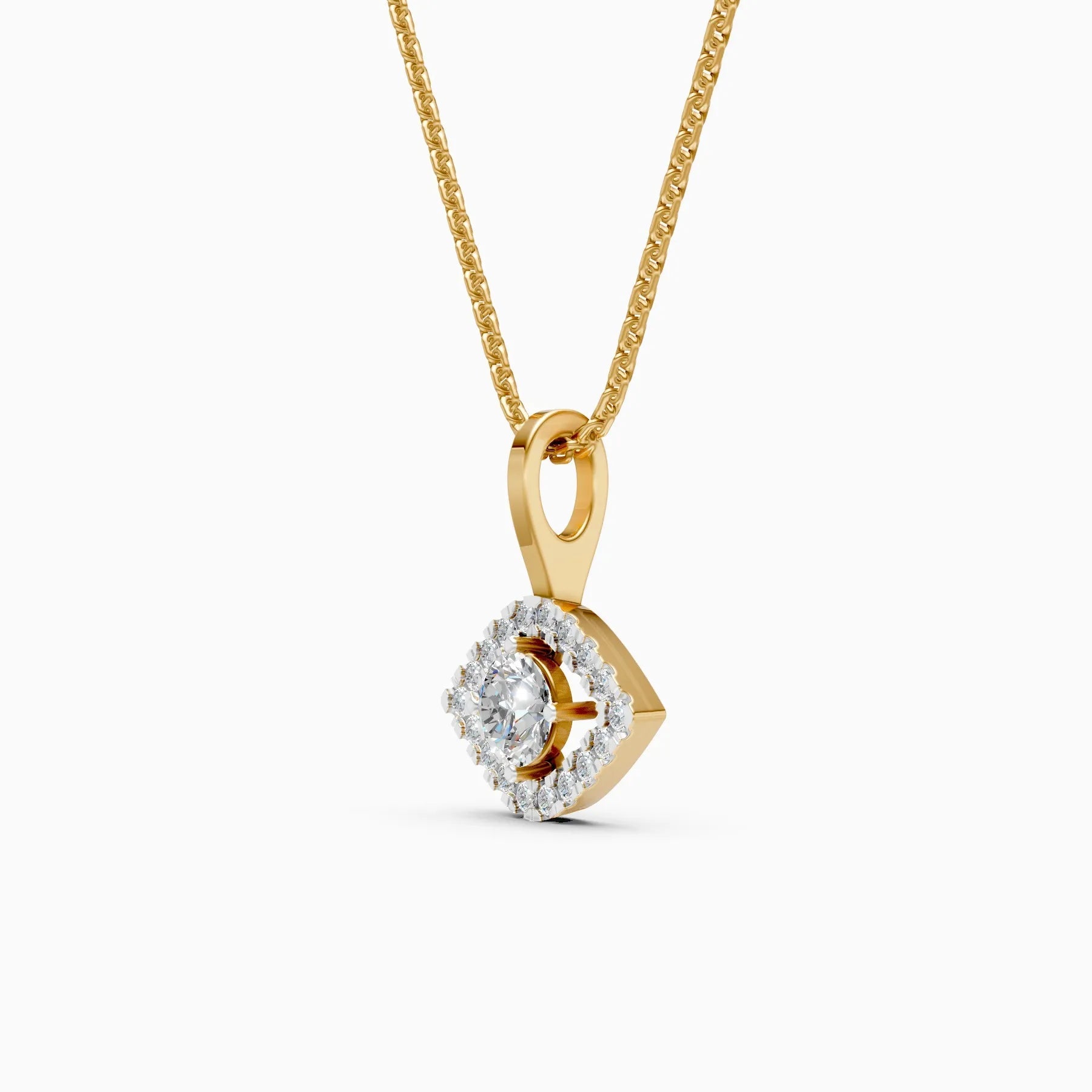 Vora | Edgeform Lab-Grown Diamond Pendant - Nivara