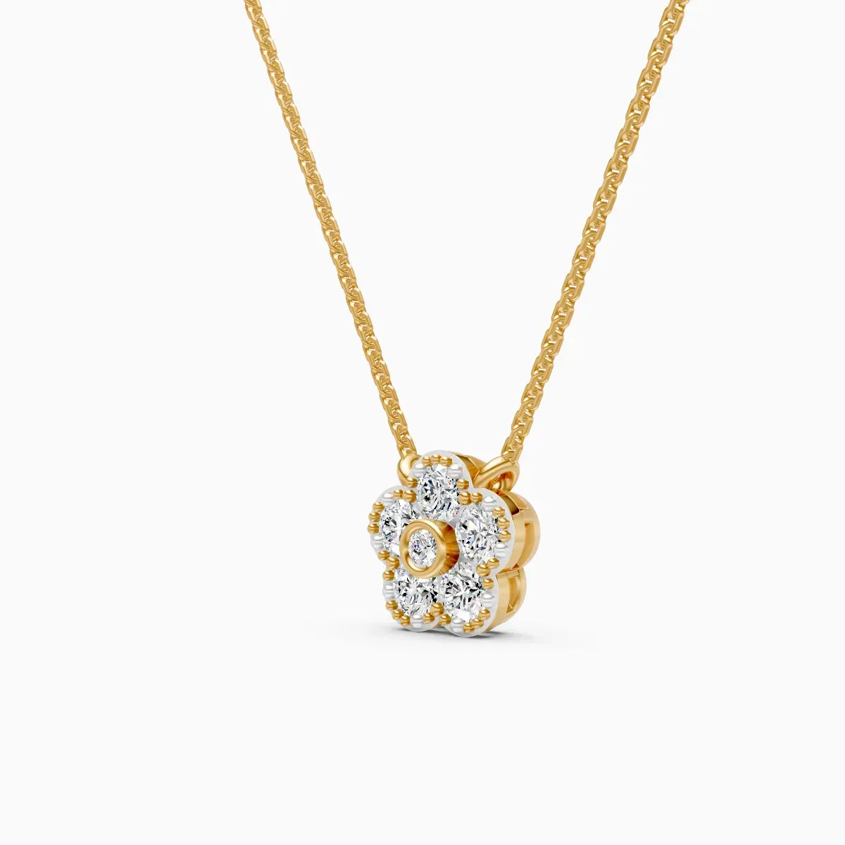 Flora | Linkform Lab-Grown Diamond Pendant - Nivara