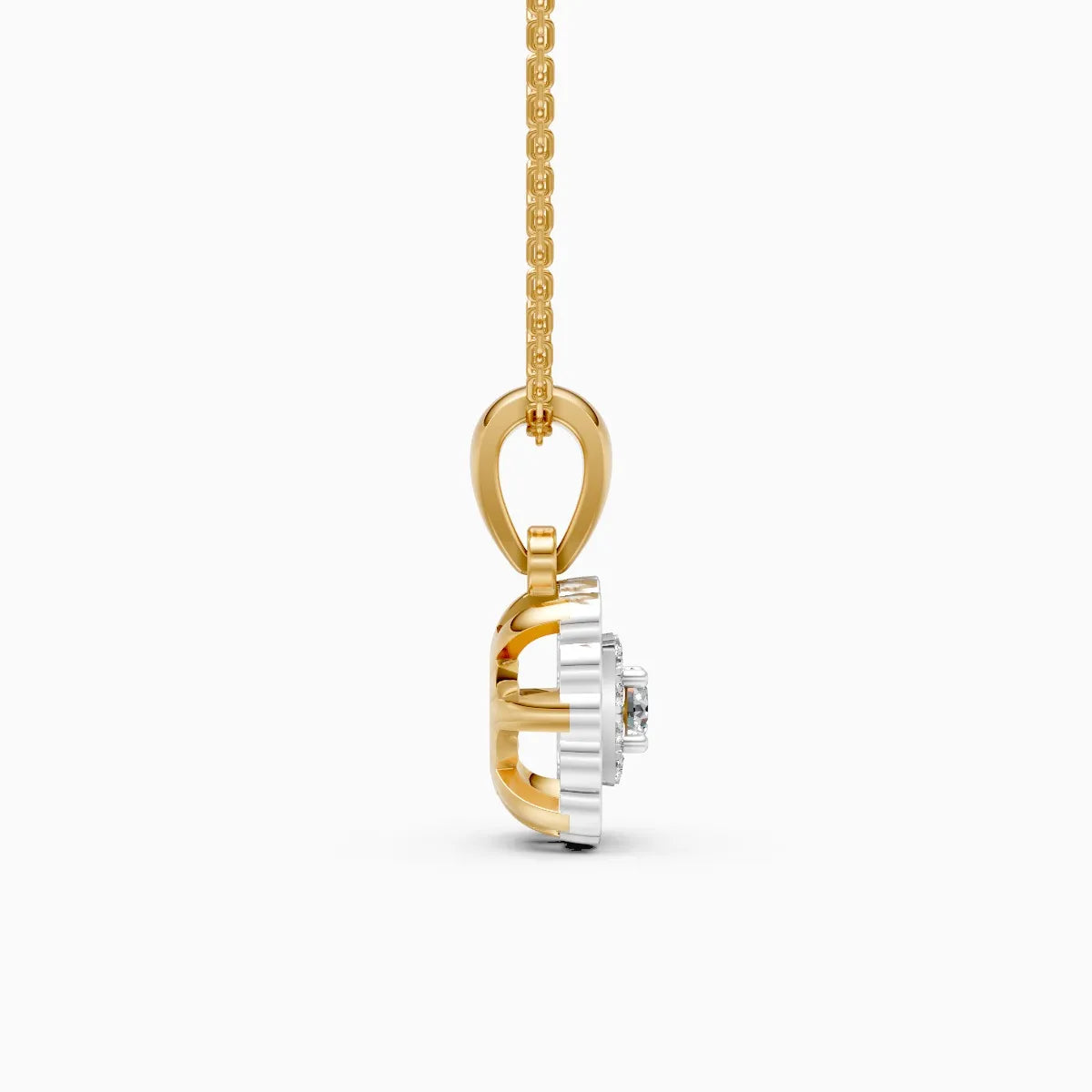 Mira | Quadra Lab-Grown Diamond Pendant - Nivara