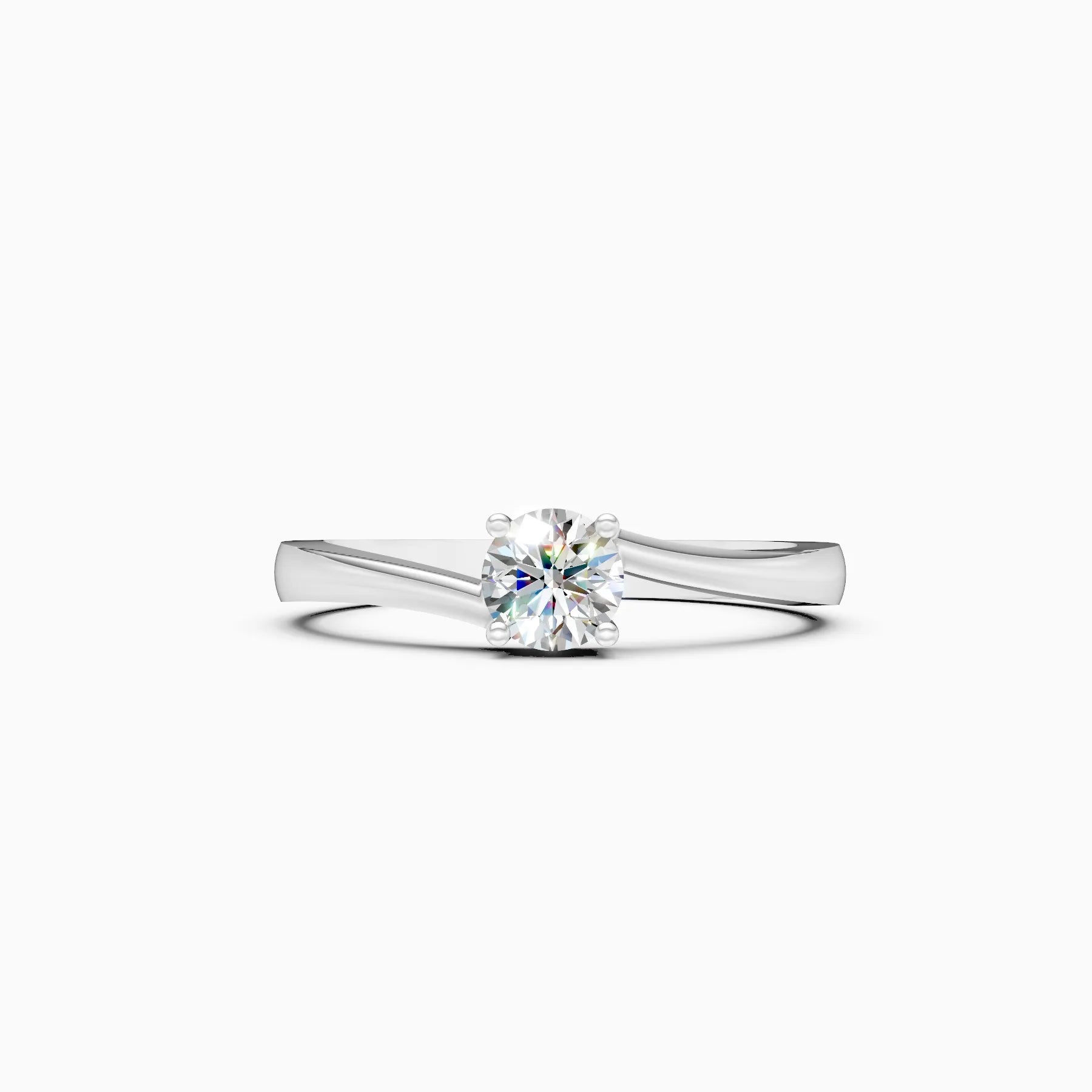 ��Amara | Round Lab Grown Diamond Solitaire Ring�� Rings VD_AYN��- Lab Grown Diamonds Jewellery