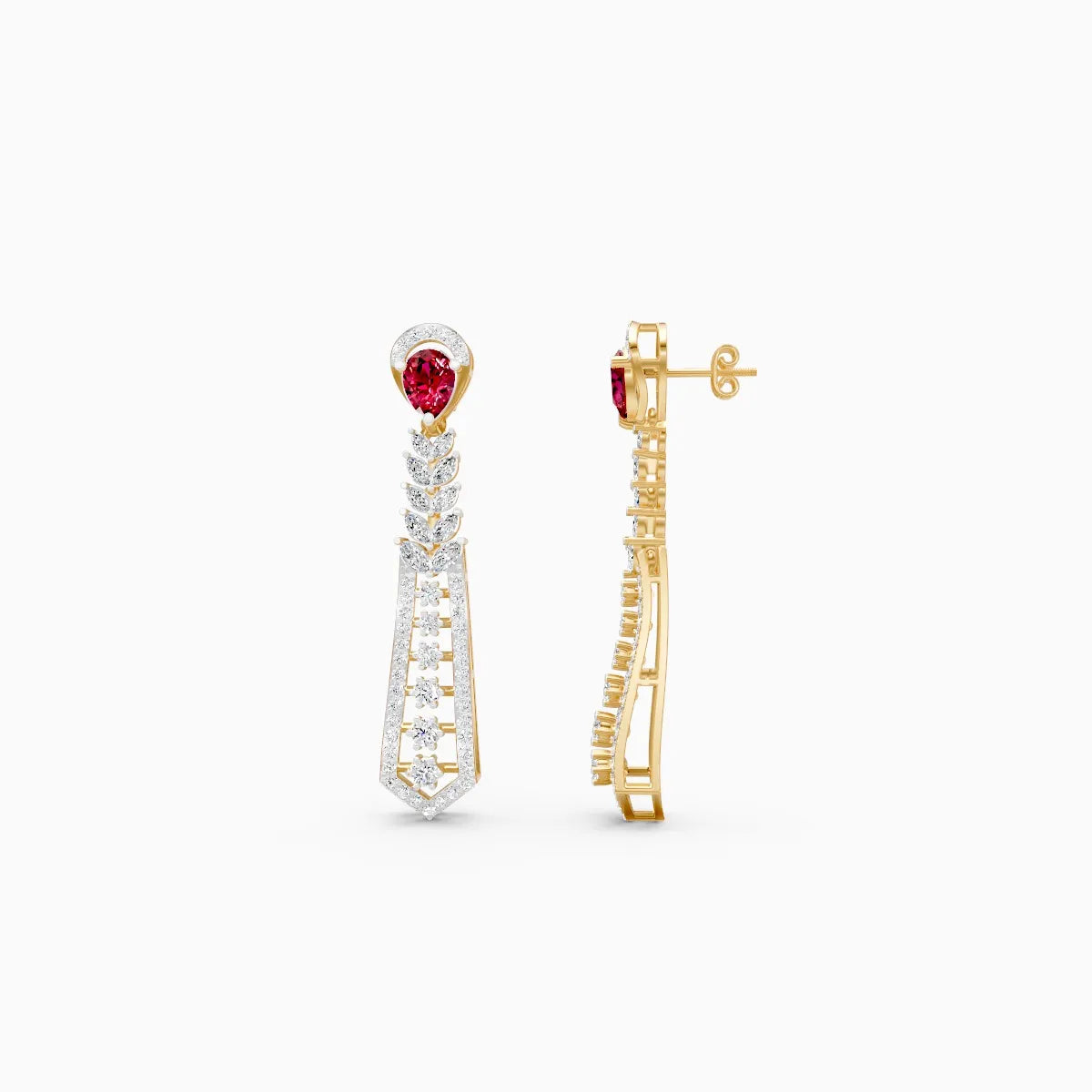 Mode | Foldglow Lab-Grown Diamond Drop Earrings