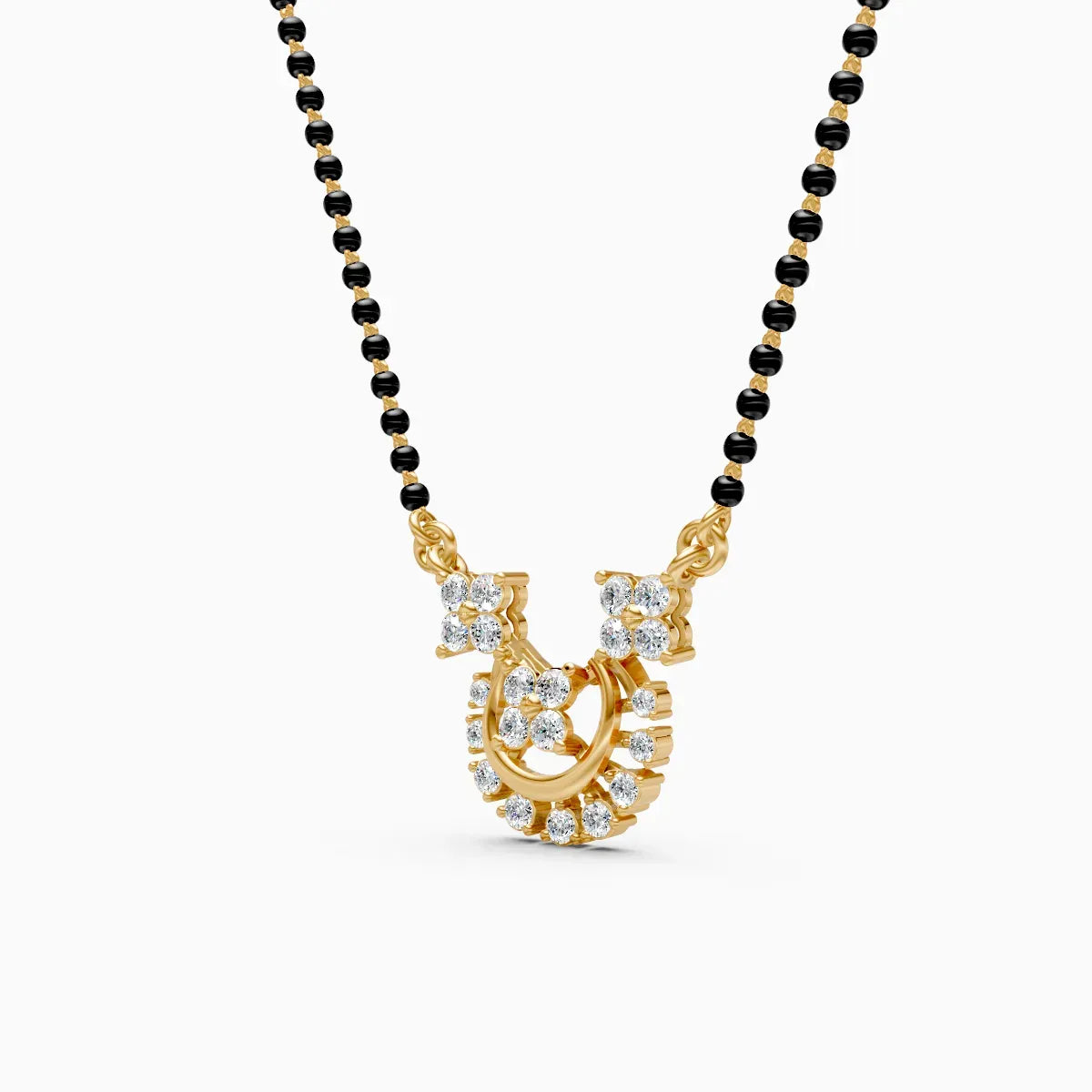 Aarya | Halo Drop Lab-Grown Diamond Mangalsutra