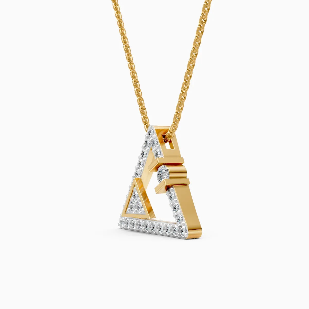 Rupak | Trilight Lab-Grown Diamond Pendant - Nivara