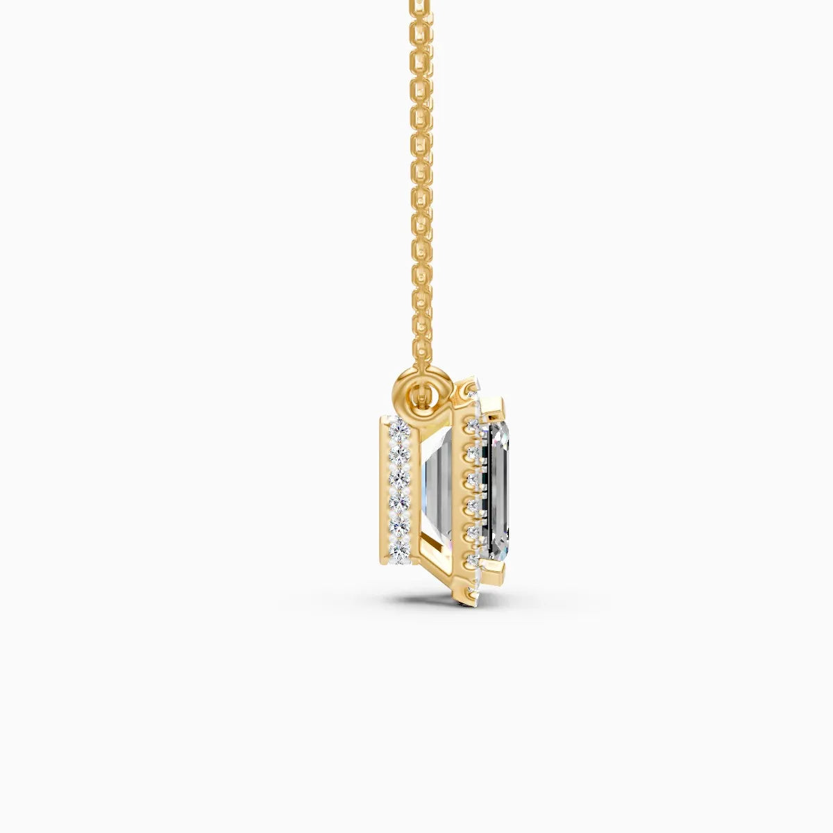 Mira | Lone Star Lab-Grown Diamond Pendant - Nivara