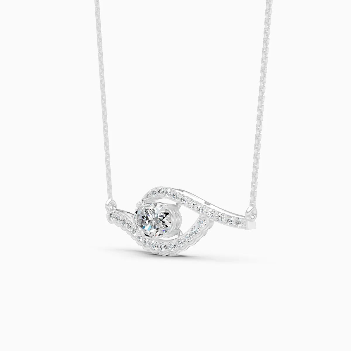 Vora | Edge Line Lab-Grown Diamond Pendant - Nivara