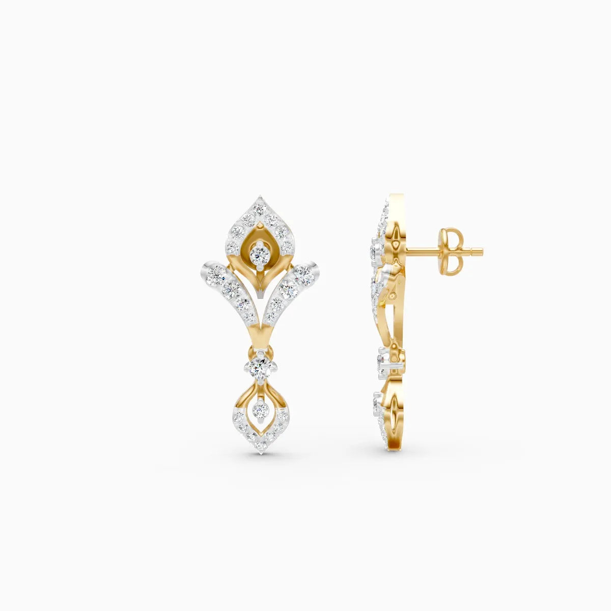 Flora | Rosegleam Lab-Grown Diamond Earrings