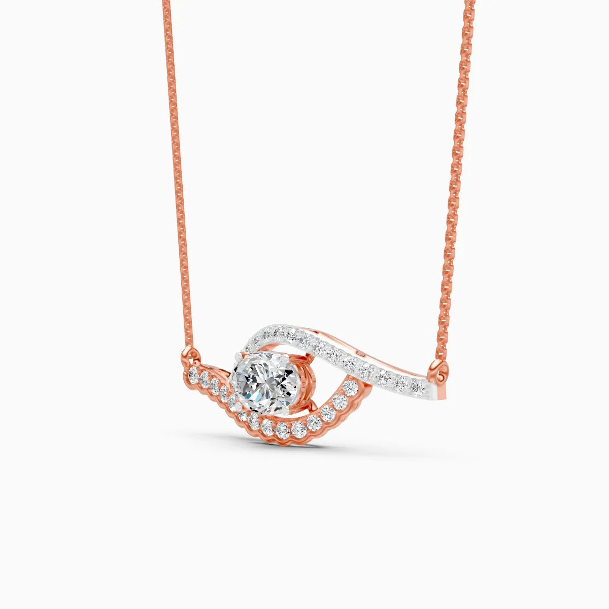 Vora | Edge Line Lab-Grown Diamond Pendant - Nivara