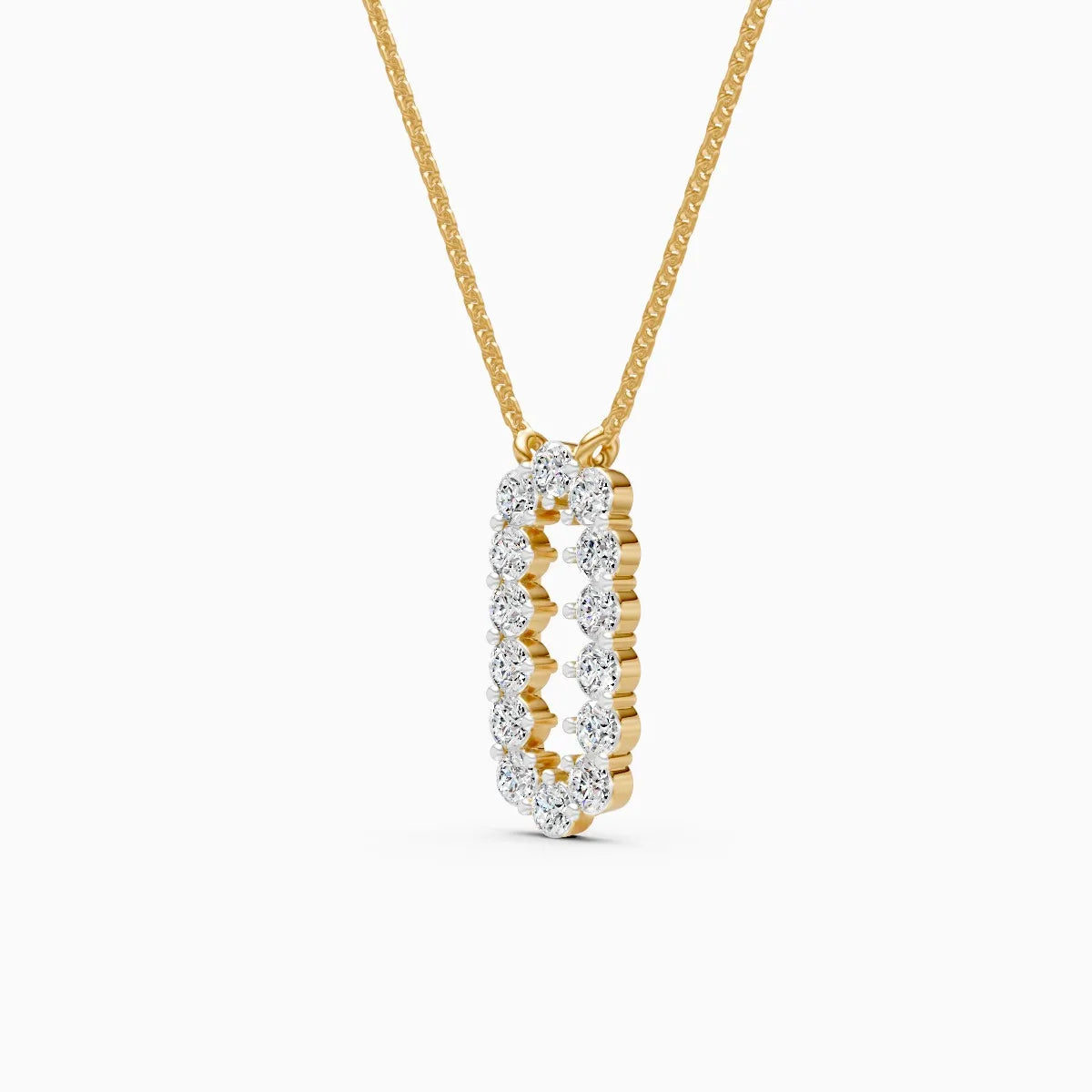 Mira | Halo Solitaire Lab-Grown Diamond Pendant - Nivara