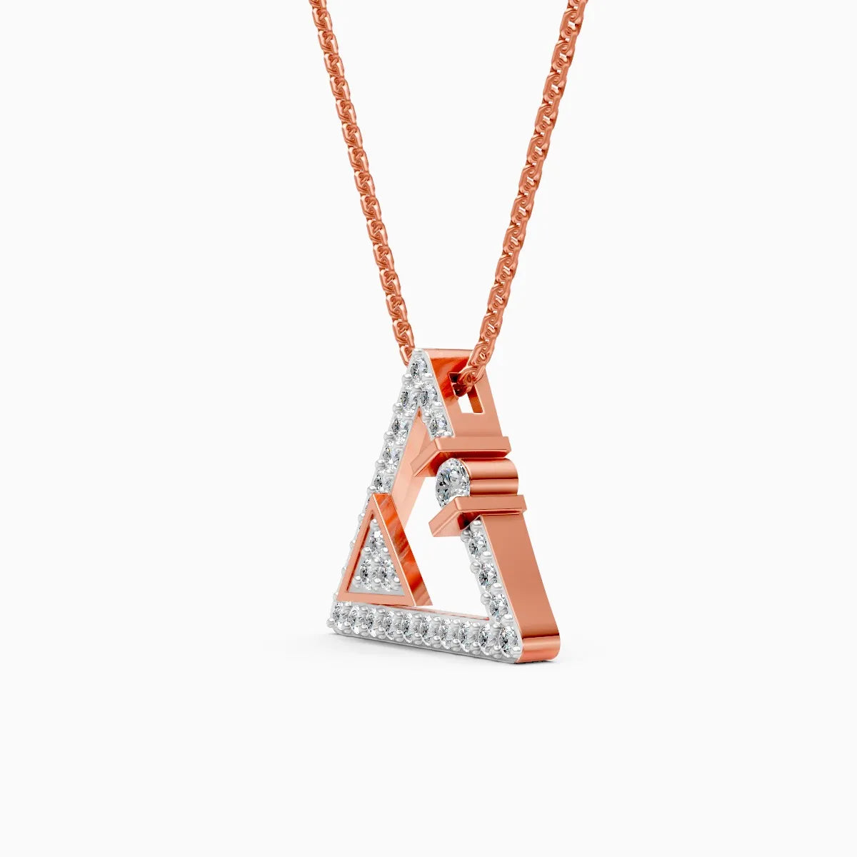 Rupak | Trilight Lab-Grown Diamond Pendant - Nivara
