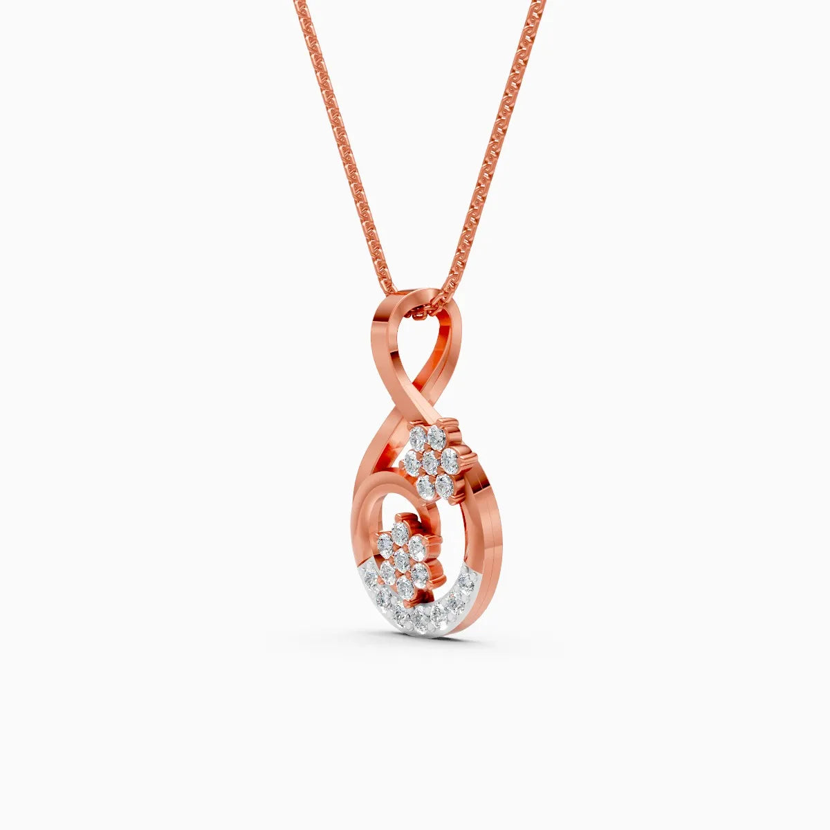 Flora | Petal Glide Lab-Grown Diamond Pendant - Nivara