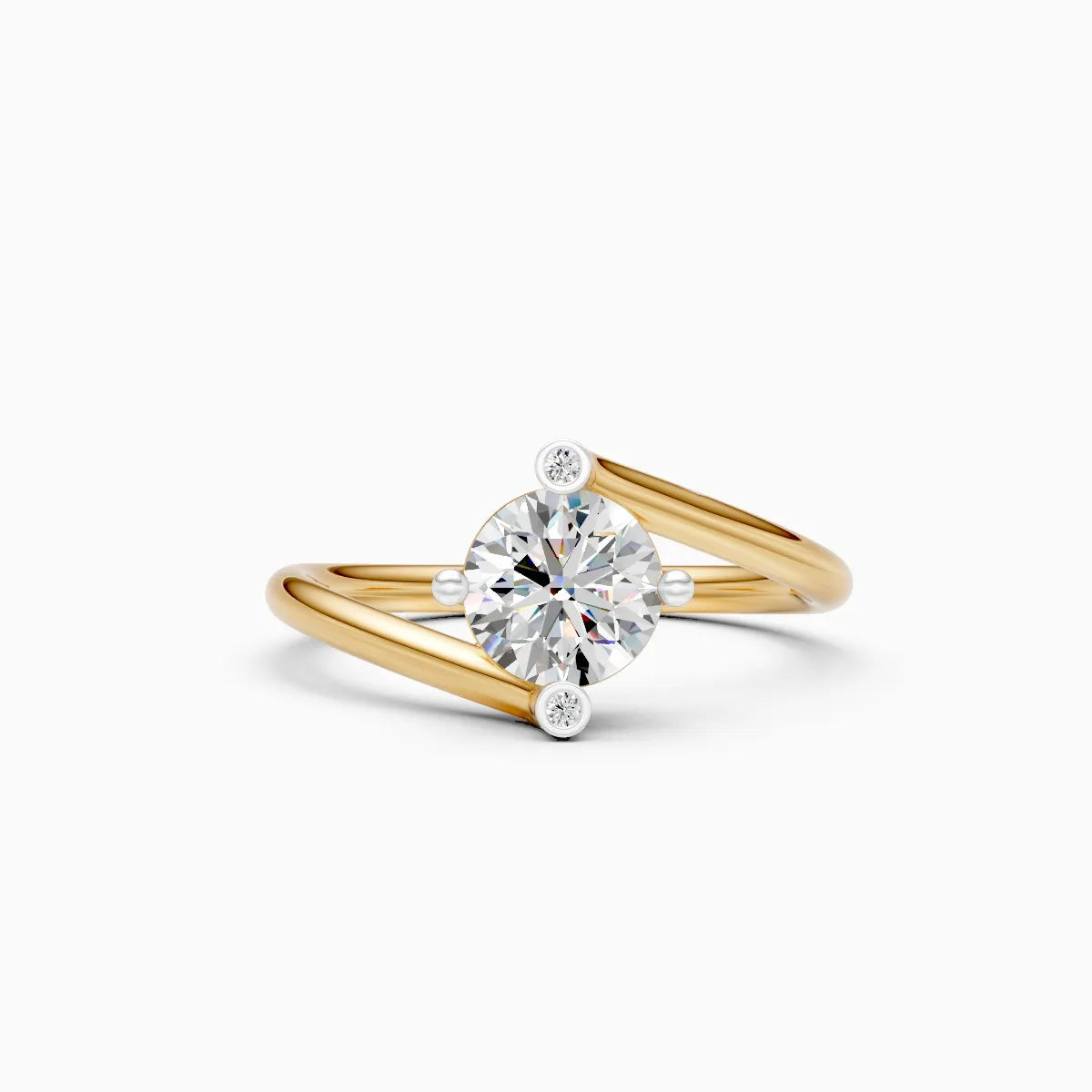 ��Mode | Round Lab Grown Diamond Minimal  Ring�� Rings VD_AYN��- Lab Grown Diamonds Jewellery