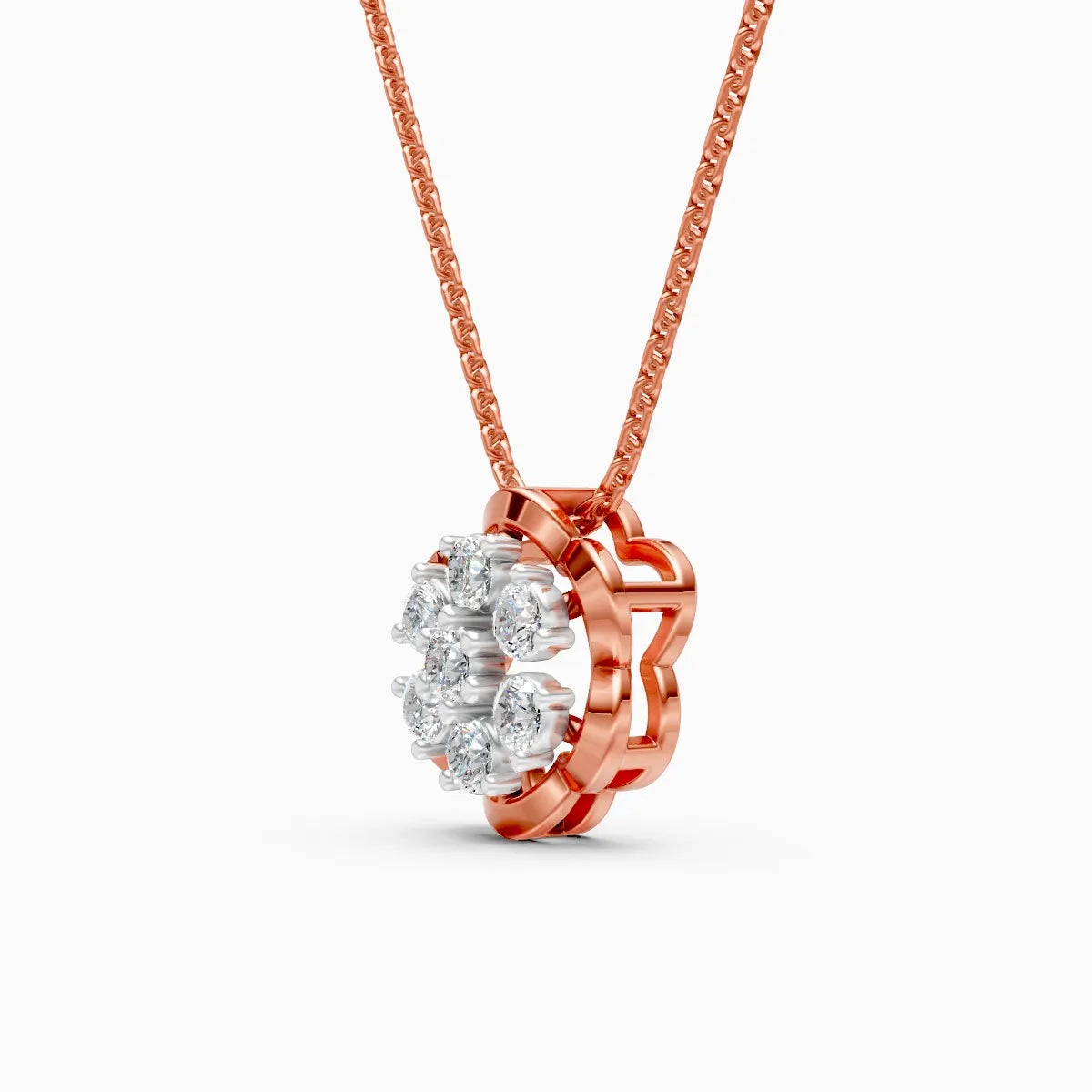 Flora | Vine Whisper Lab-Grown Diamond Pendant - Nivara