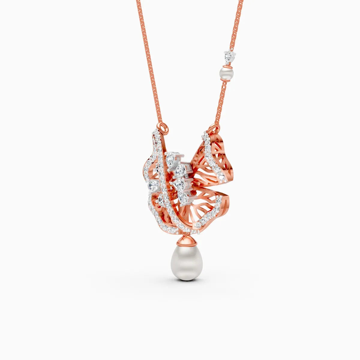 Vanya | Flutter Lab-Grown Diamond Pendant - Nivara
