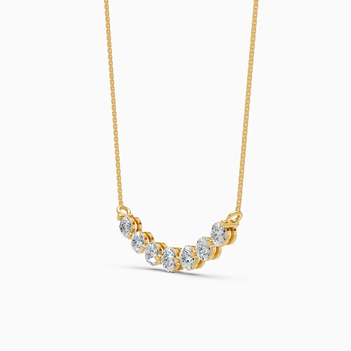 Nora | Barline Lab-Grown Diamond Necklace - Nivara
