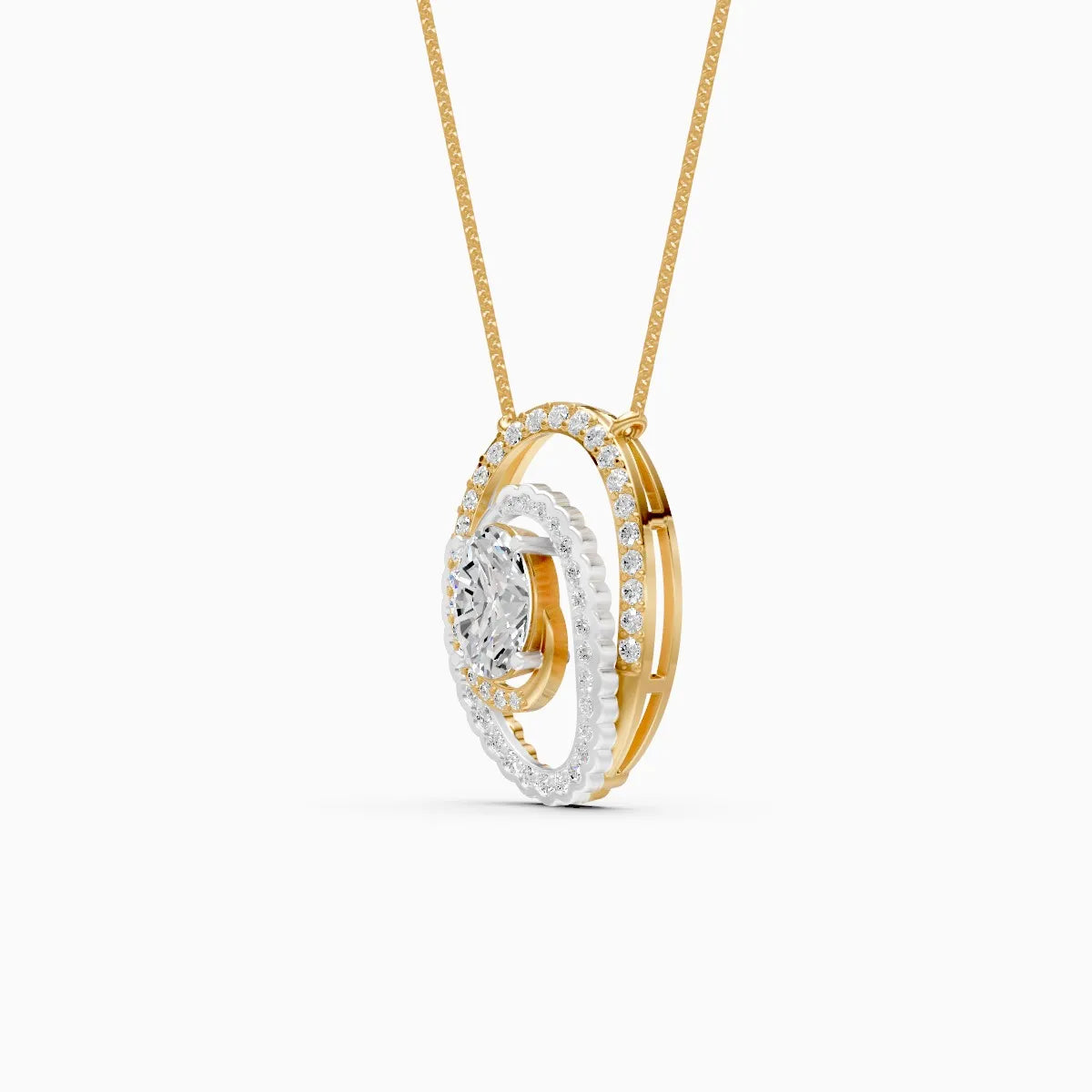 Aroha | Halo Vow Lab-Grown Diamond Pendant - Nivara