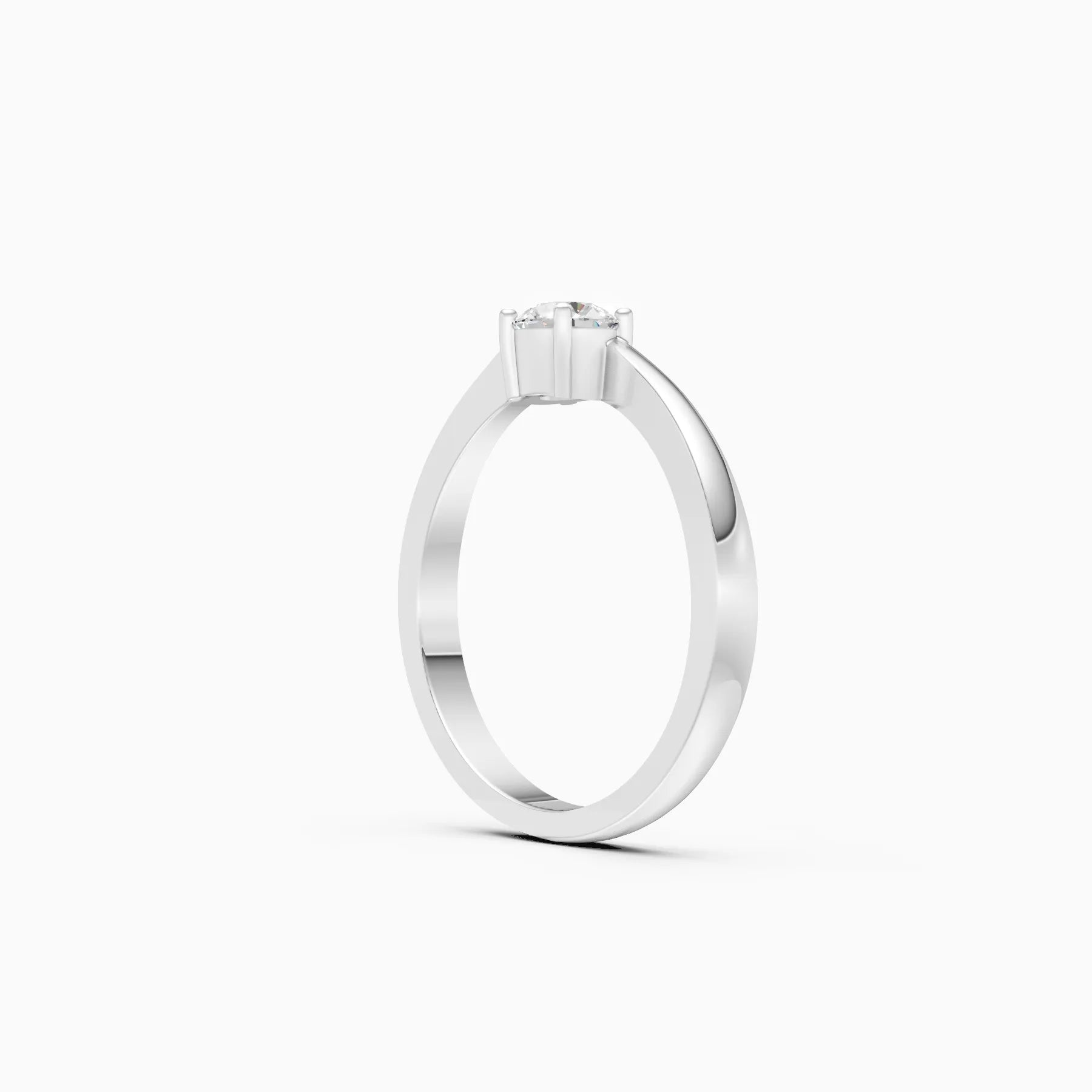��Amara | Round Lab Grown Diamond Solitaire Ring�� Rings VD_AYN��- Lab Grown Diamonds Jewellery