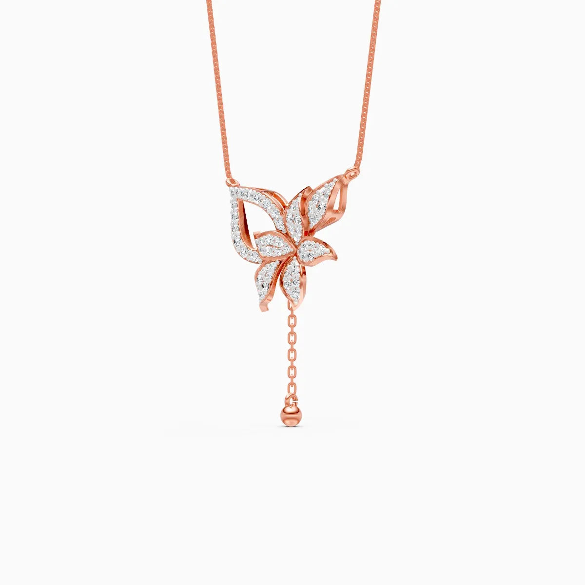 Flora | Petalwhisper Lab-Grown Diamond Pendant - Nivara