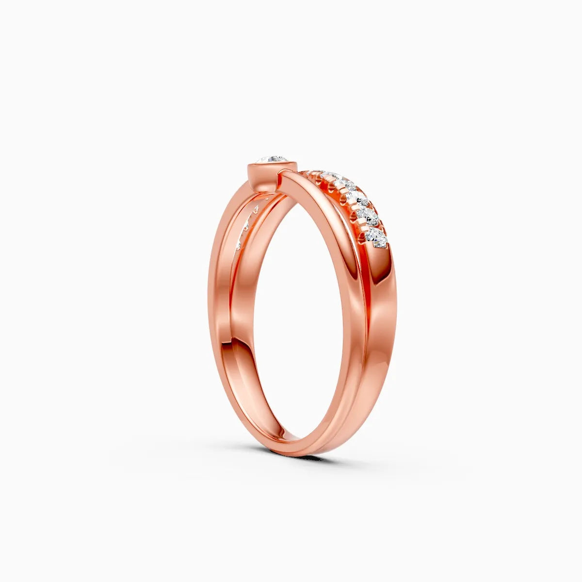 ��Mode | Parallel Split Shank Round Lab Grown Diamond Ring�� Rings VD_AYN��- Lab Grown Diamonds Jewellery