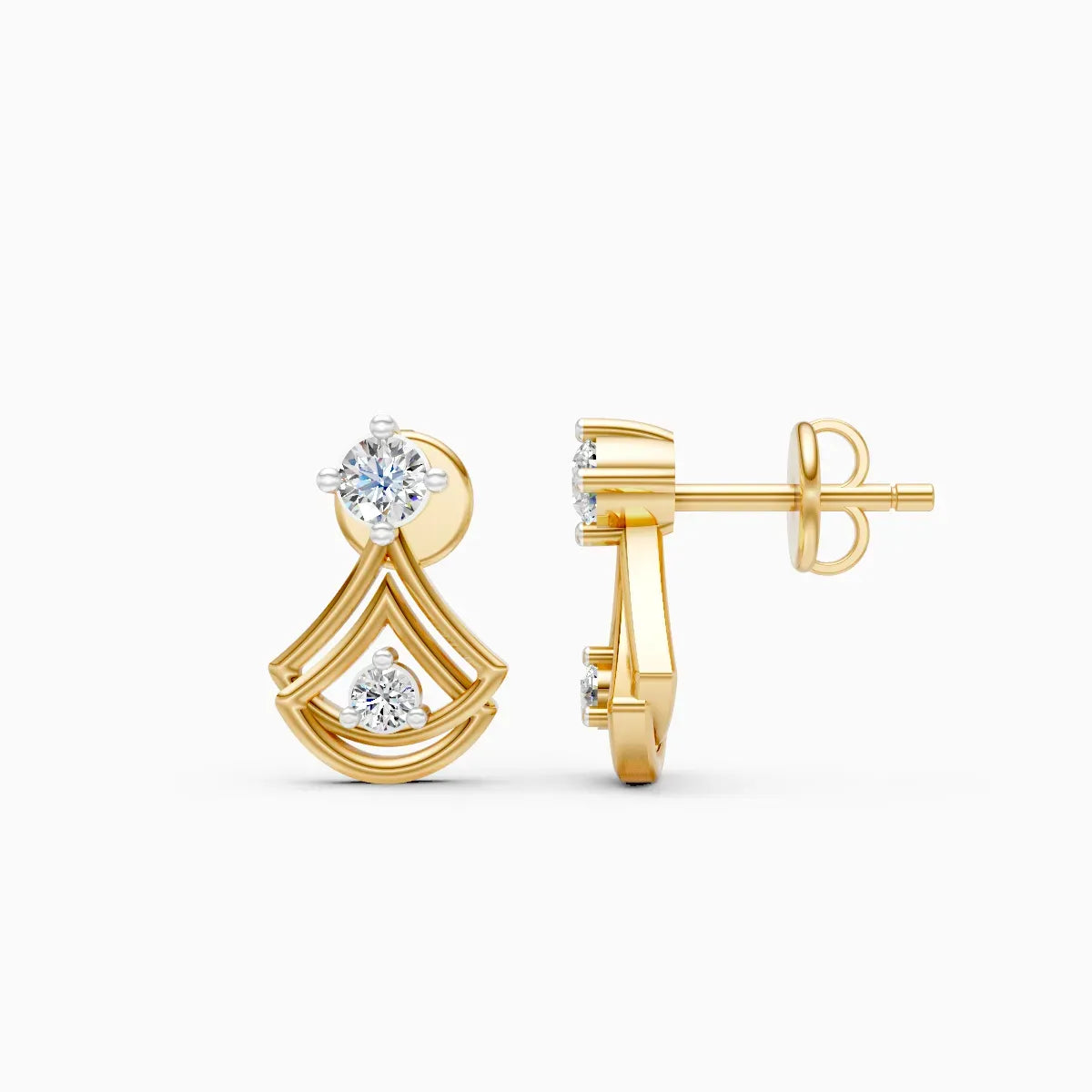 Mode | Cantilever Lab-Grown Diamond Studs