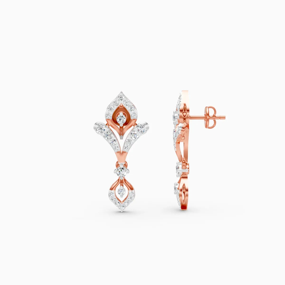 Flora | Rosegleam Lab-Grown Diamond Earrings