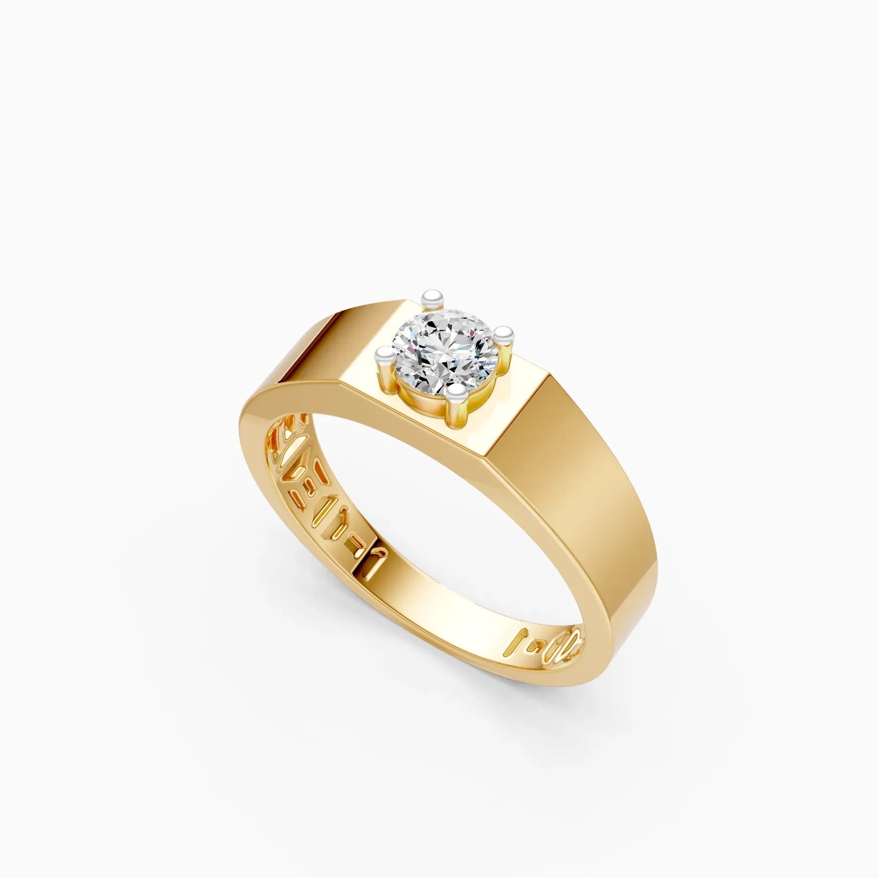 Veer | Eclipse Men's Solitaire Ring