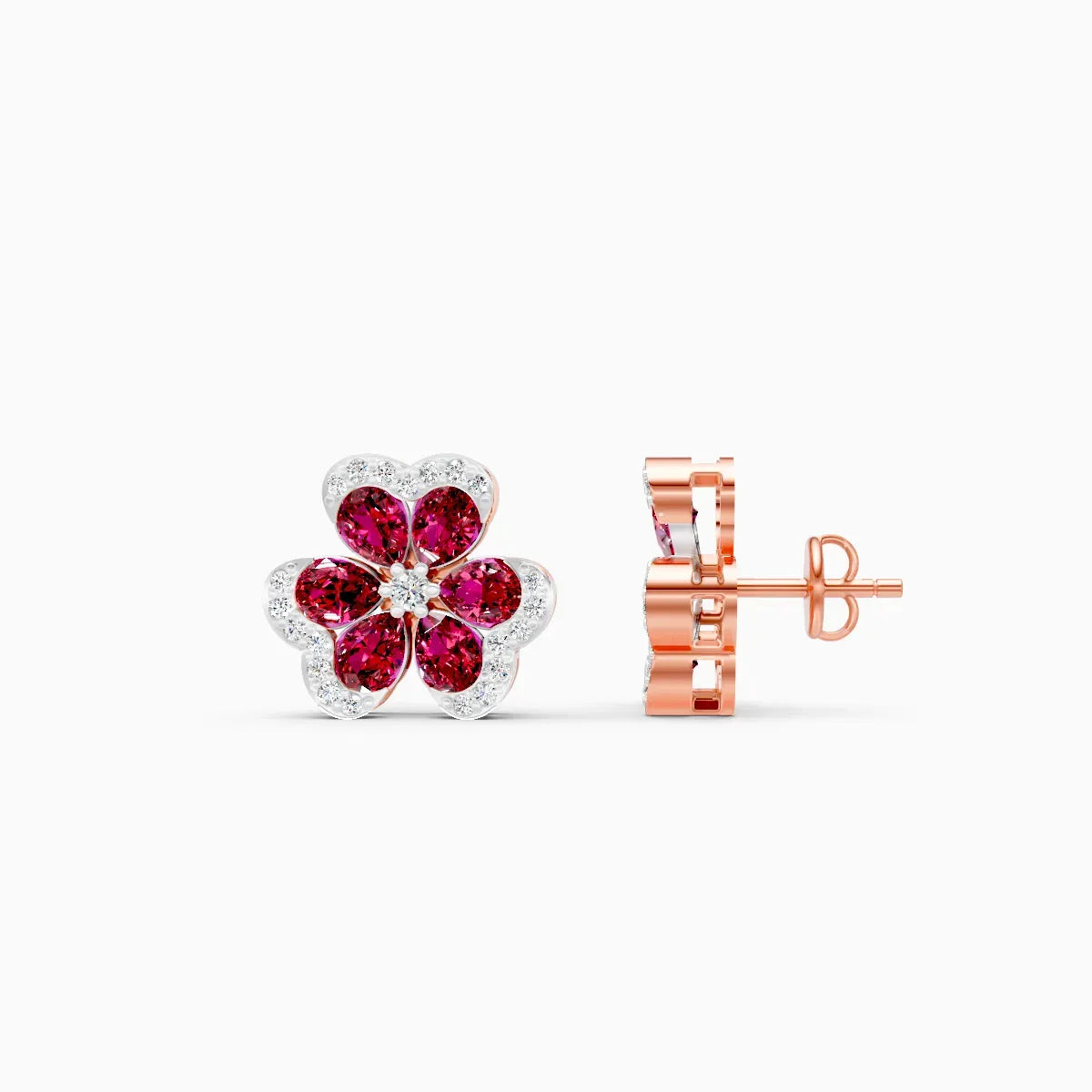 Flora | Vinecurl Lab-Grown Diamond Studs