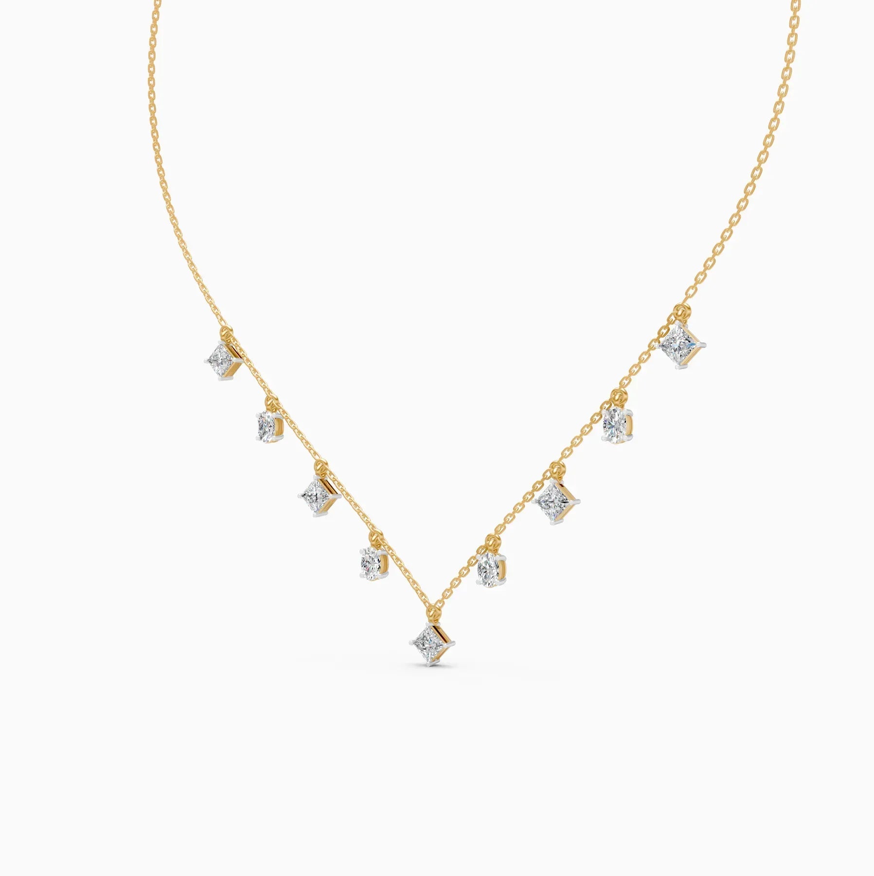 Anek | Assemblage Lab-Grown Diamond Necklace - Nivara