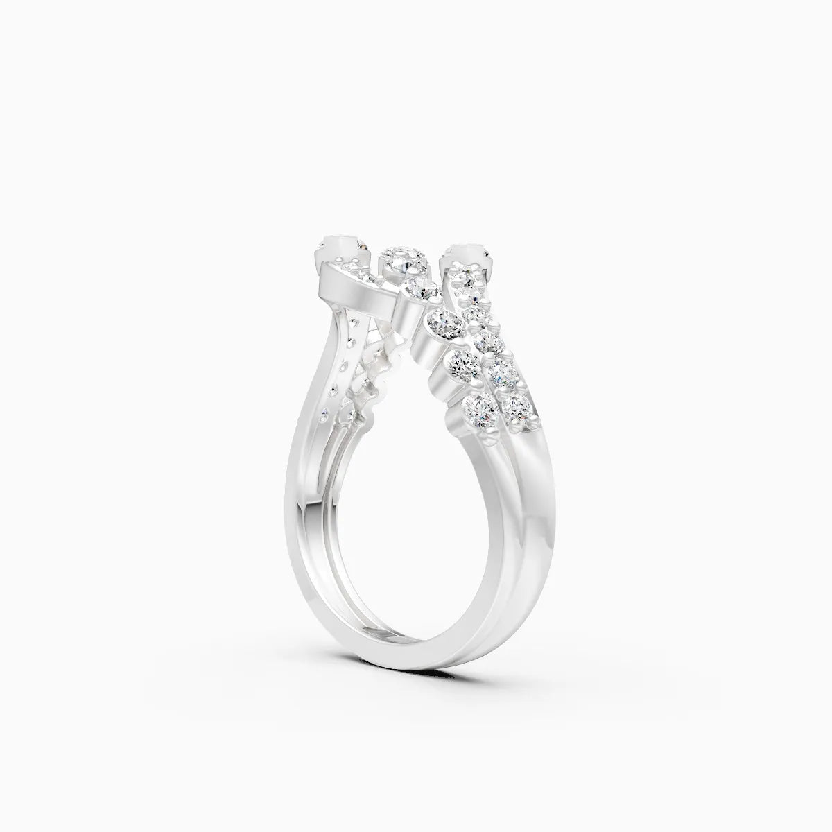 ��Mode | Round & Marquise Lab Grown Diamond Ring�� Rings VD_AYN��- Lab Grown Diamonds Jewellery