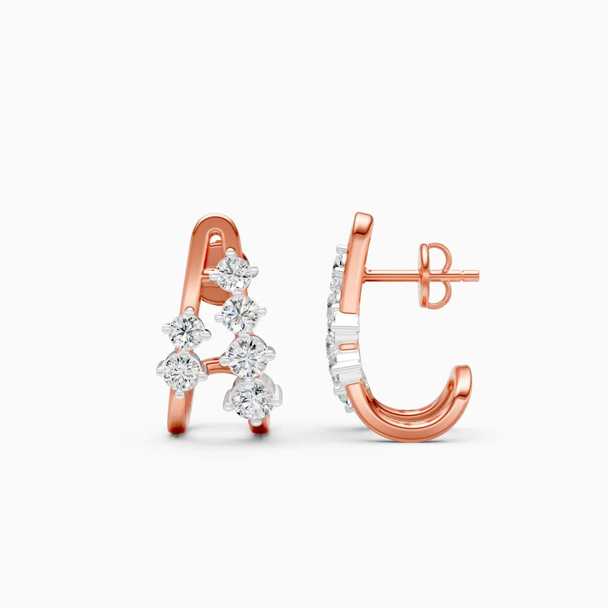 Mode | Pleat Lab-Grown Diamond Earrings