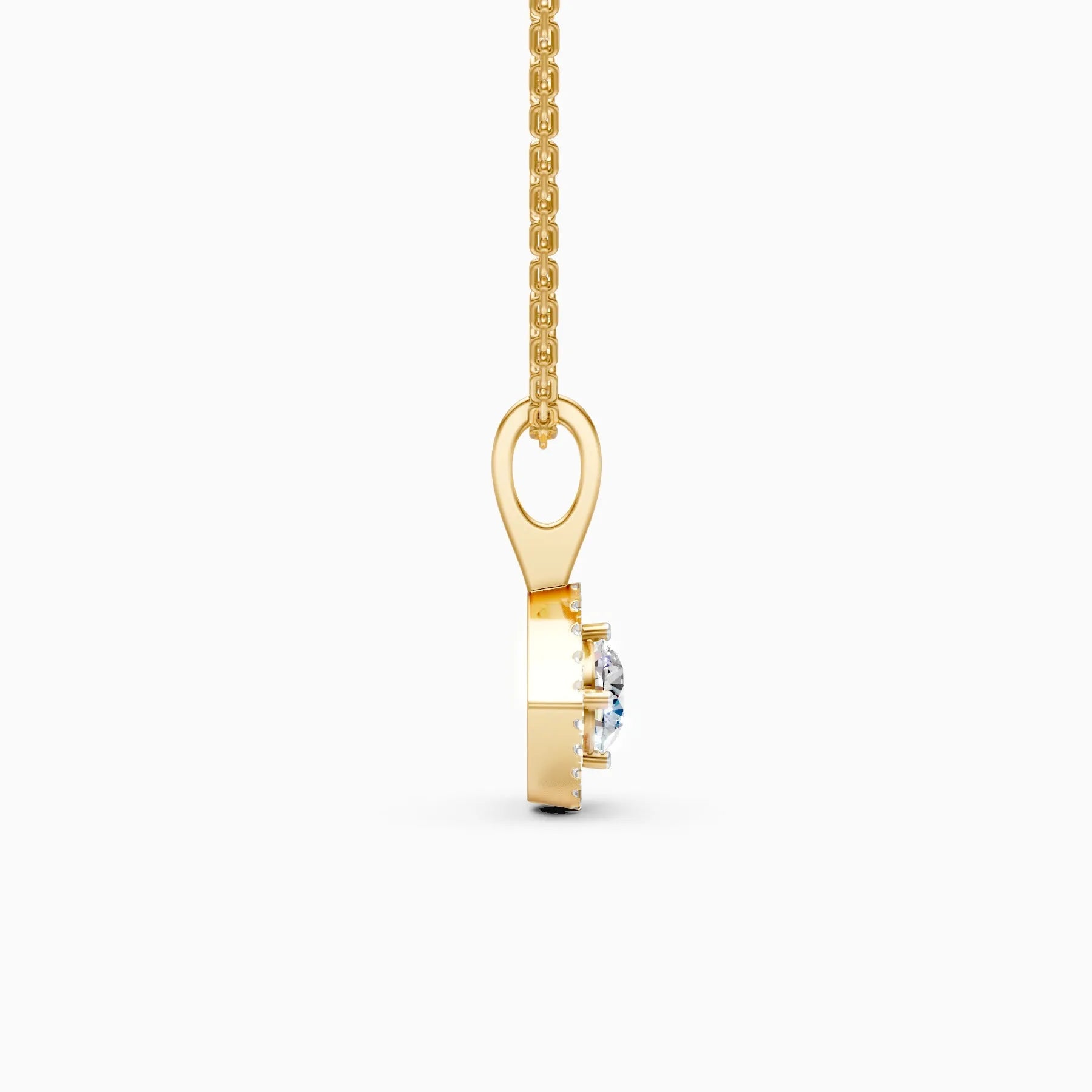 Vora | Edgeform Lab-Grown Diamond Pendant - Nivara