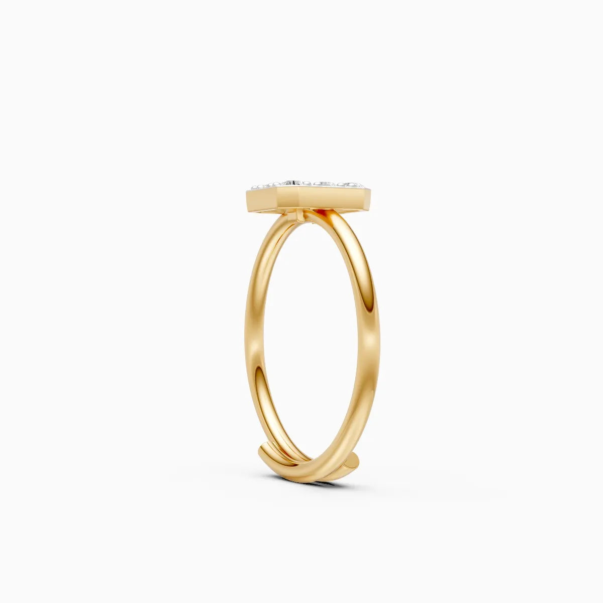 ��Celestia | Round Lab Grown Diamond Square Ring�� Rings VD_AYN��- Lab Grown Diamonds Jewellery